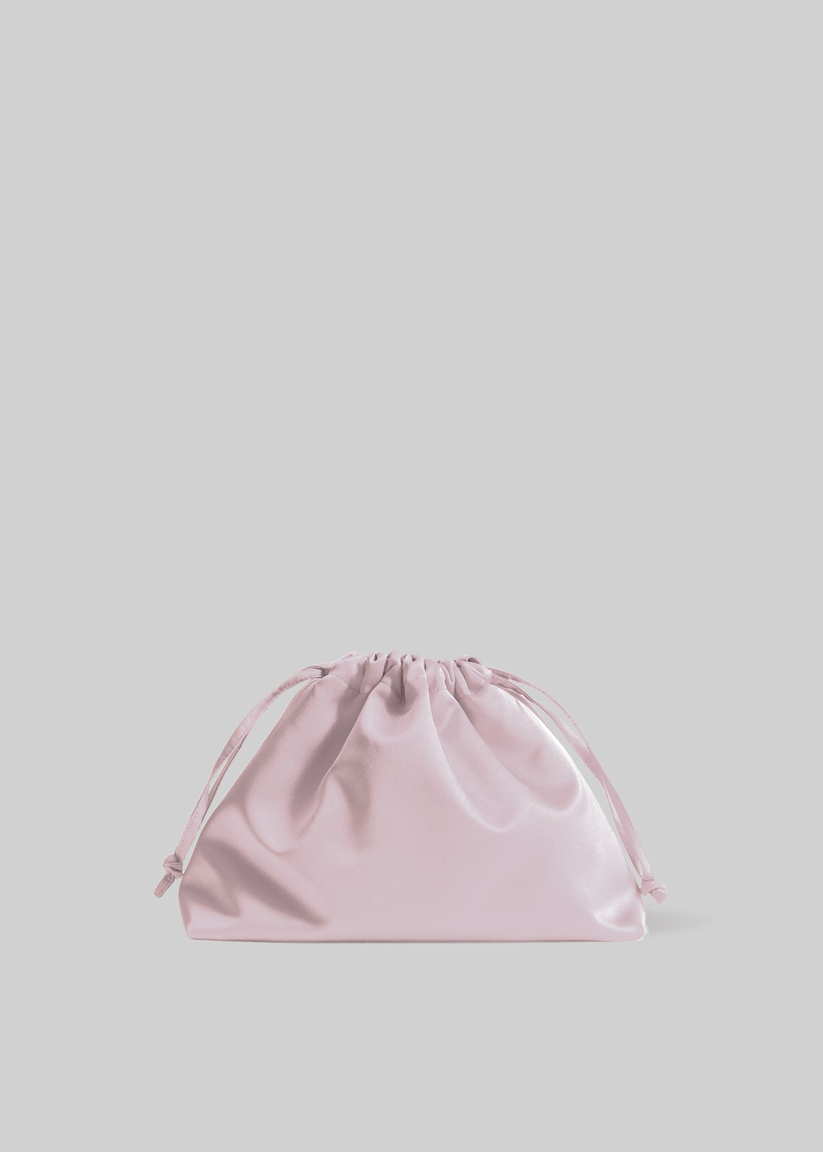 Morgan Satin Small Pouch - Faded Pink - 3