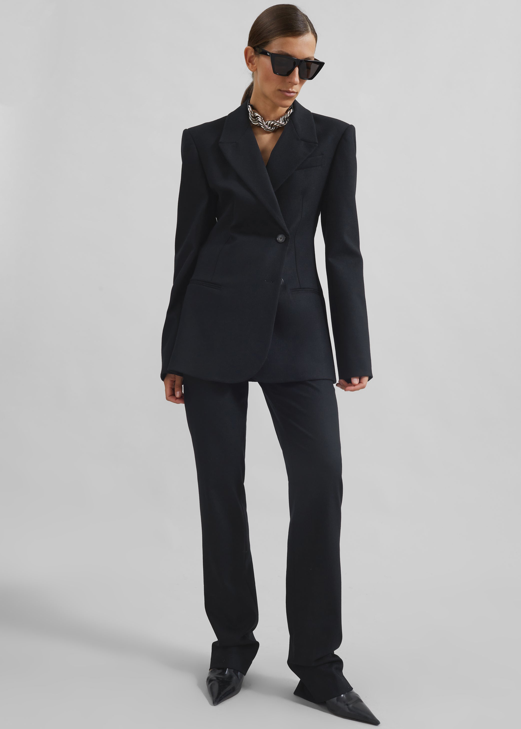 Shop the look image for Morrison Crossover Blazer - Black