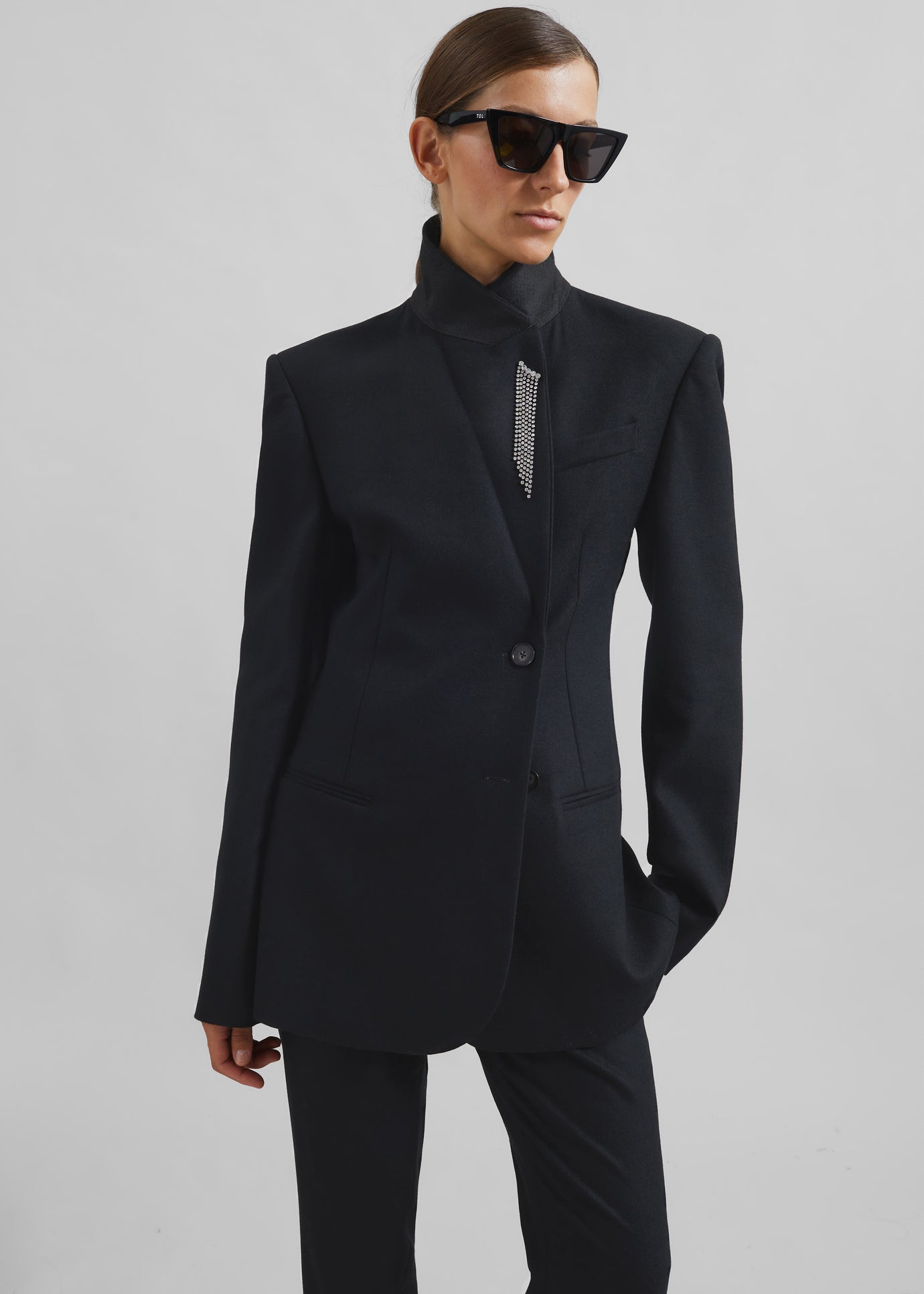 Morrison Crossover Blazer - Black - 1