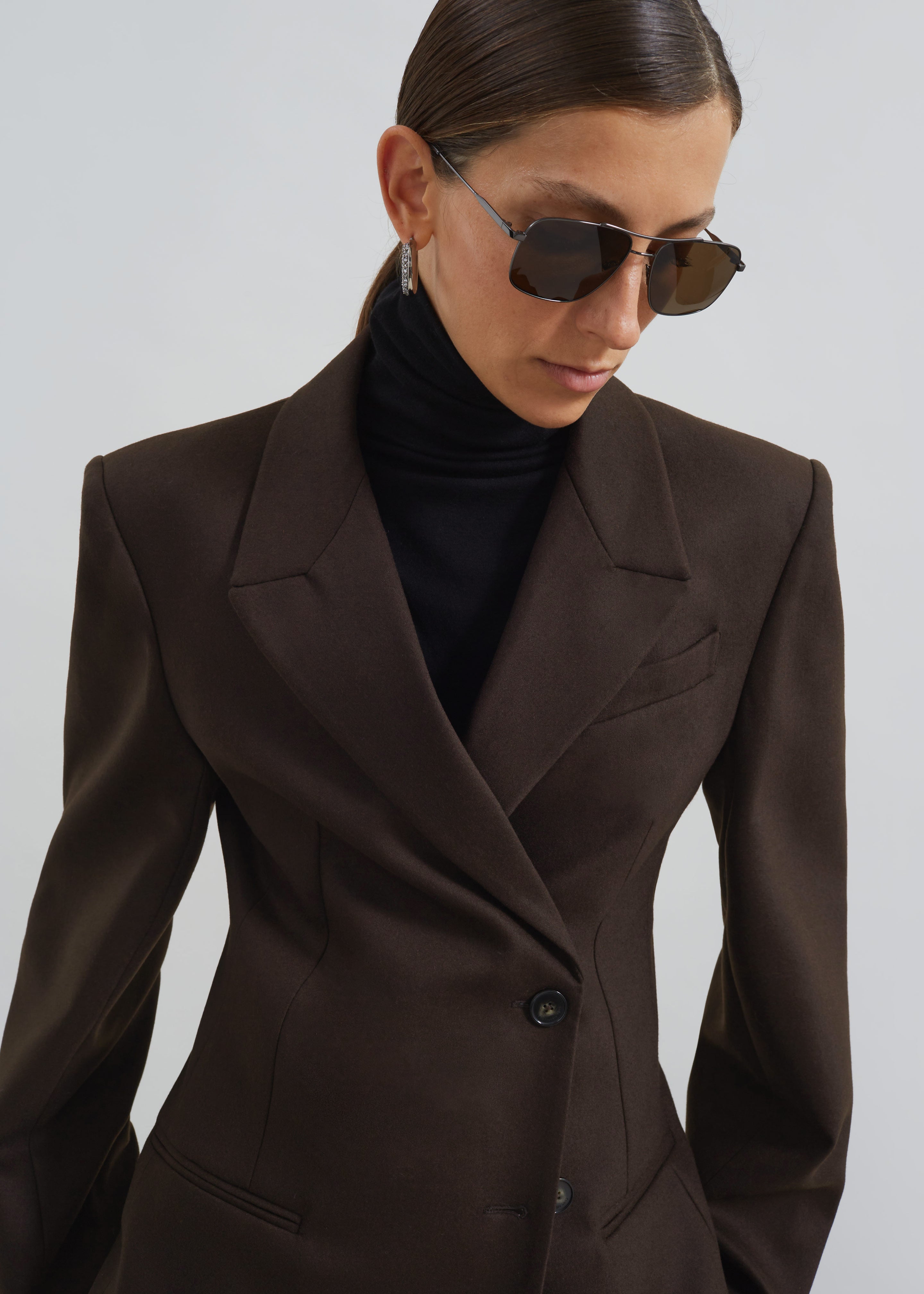 Morrison Crossover Blazer - Brown - 3