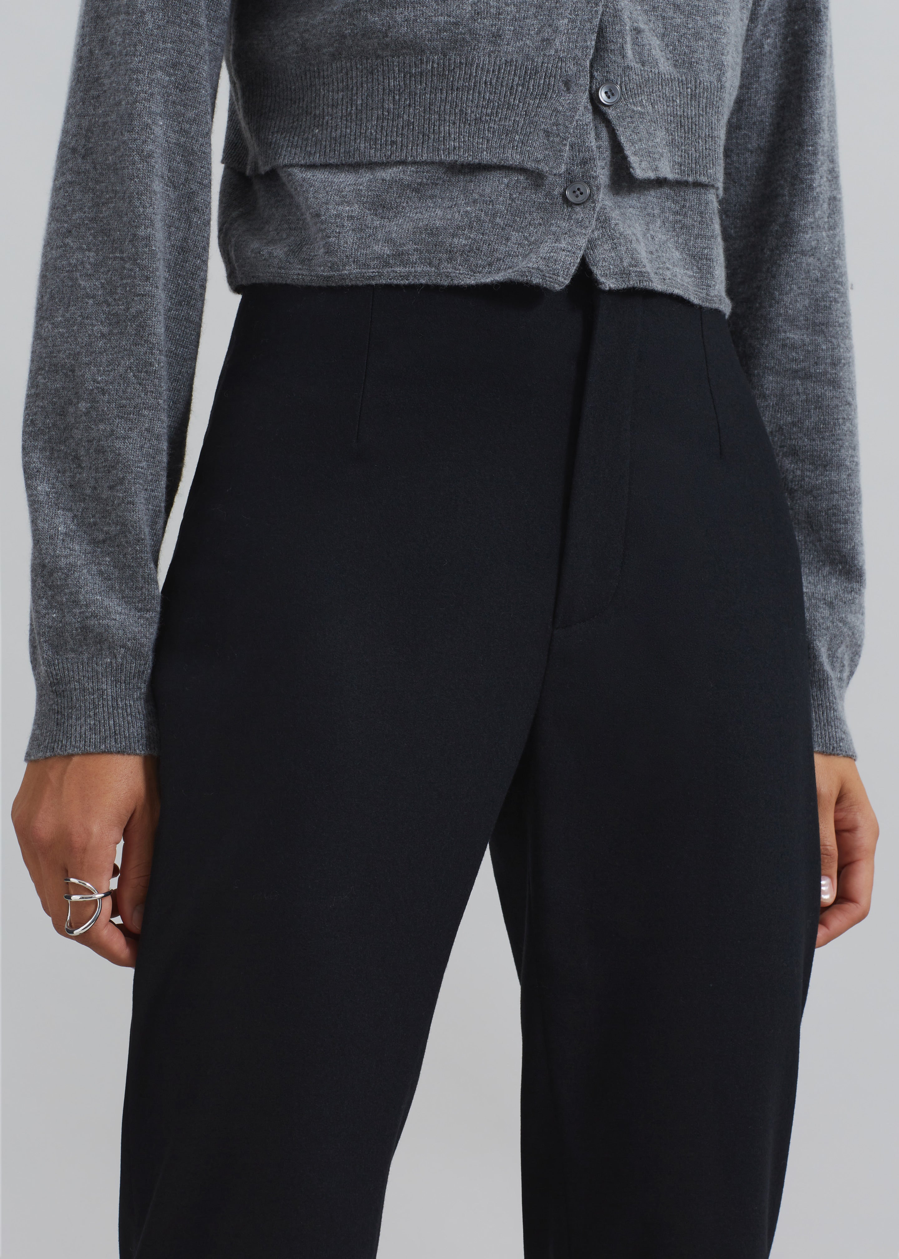 Morrison Long Trousers - Black – The Frankie Shop