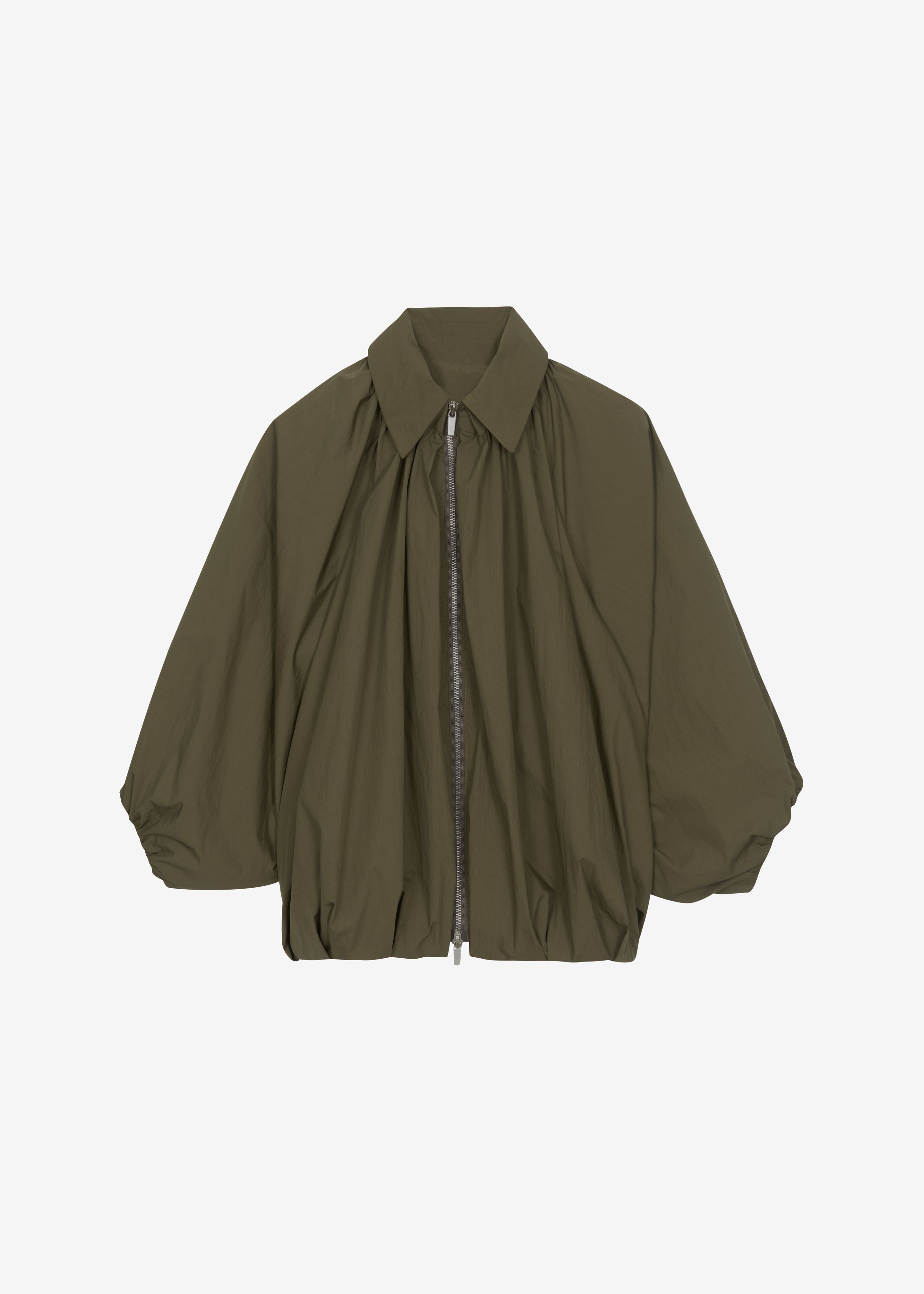 Murray Batwing Sleeve Balloon Jacket - Olive Brown – The Frankie Shop