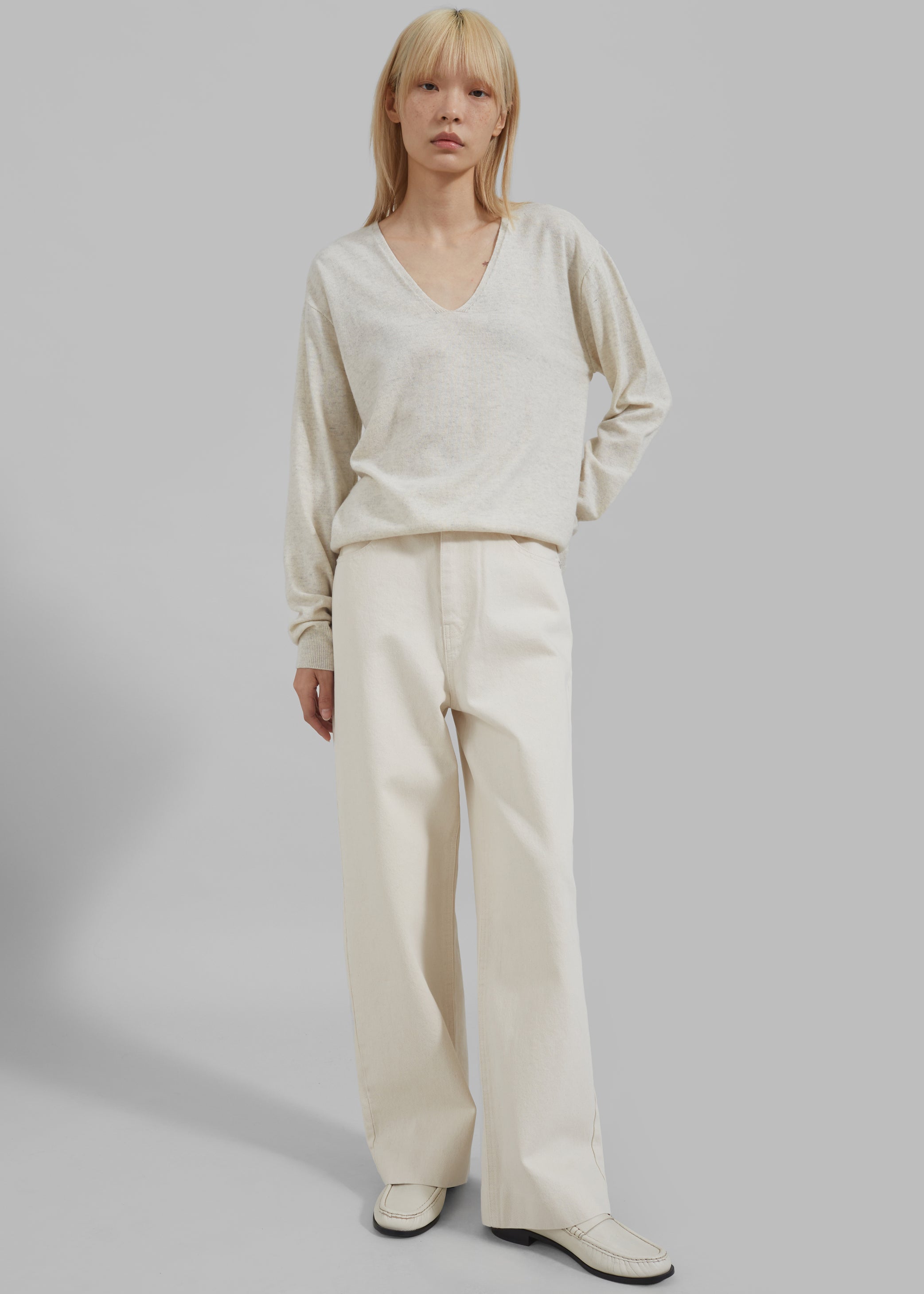 Shop the look image for Mya Jeans - Cream