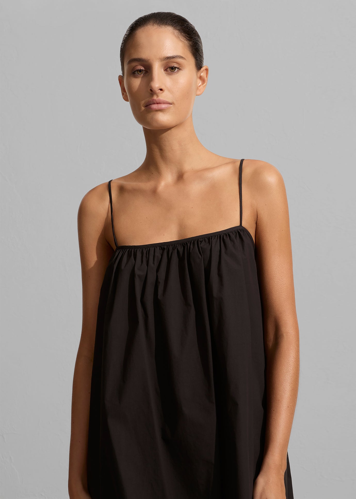 Matteau Voluminous Cami Mini Dress - Black - 1