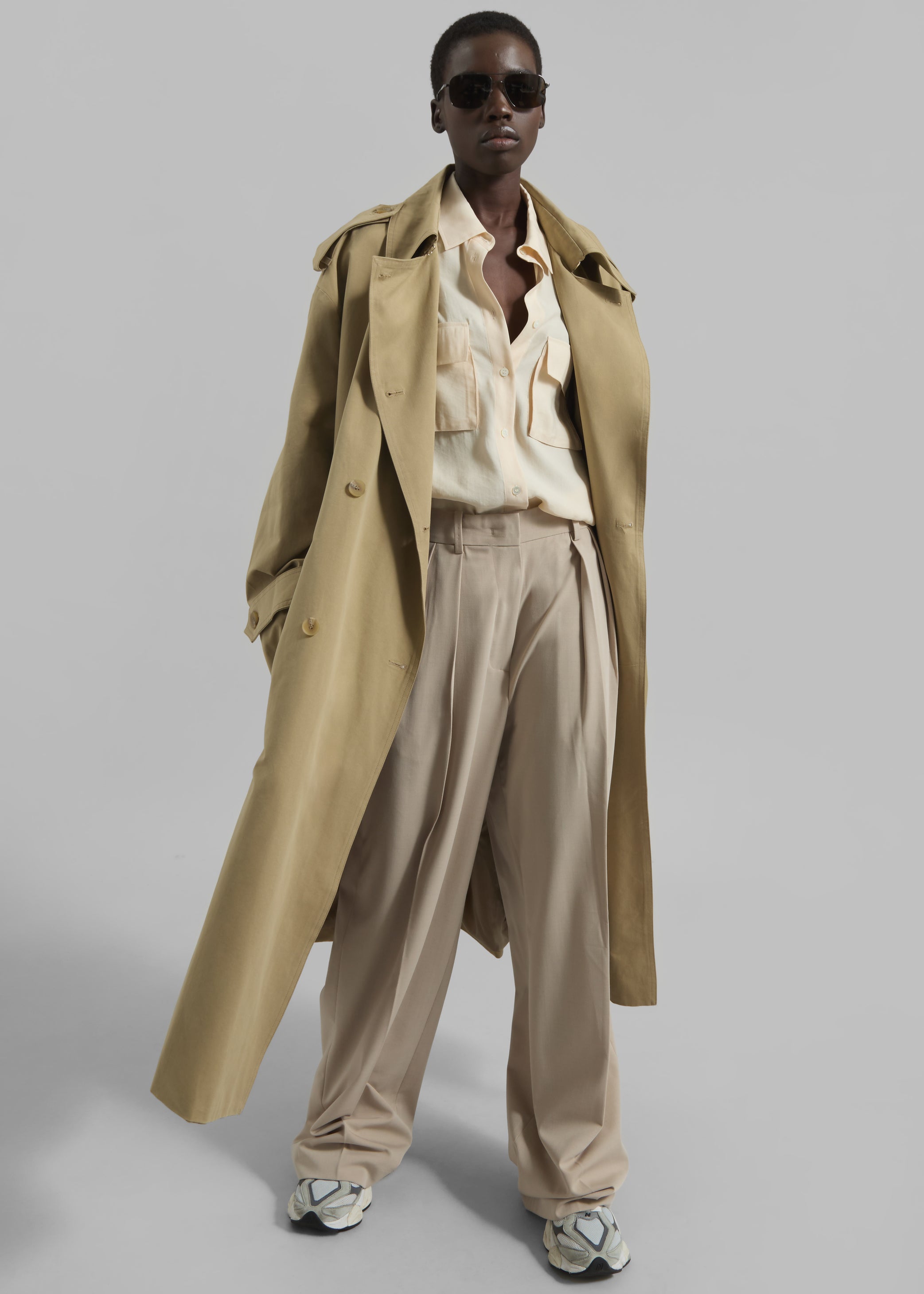 Shop the look image for Nabesna Trench Coat - Beige