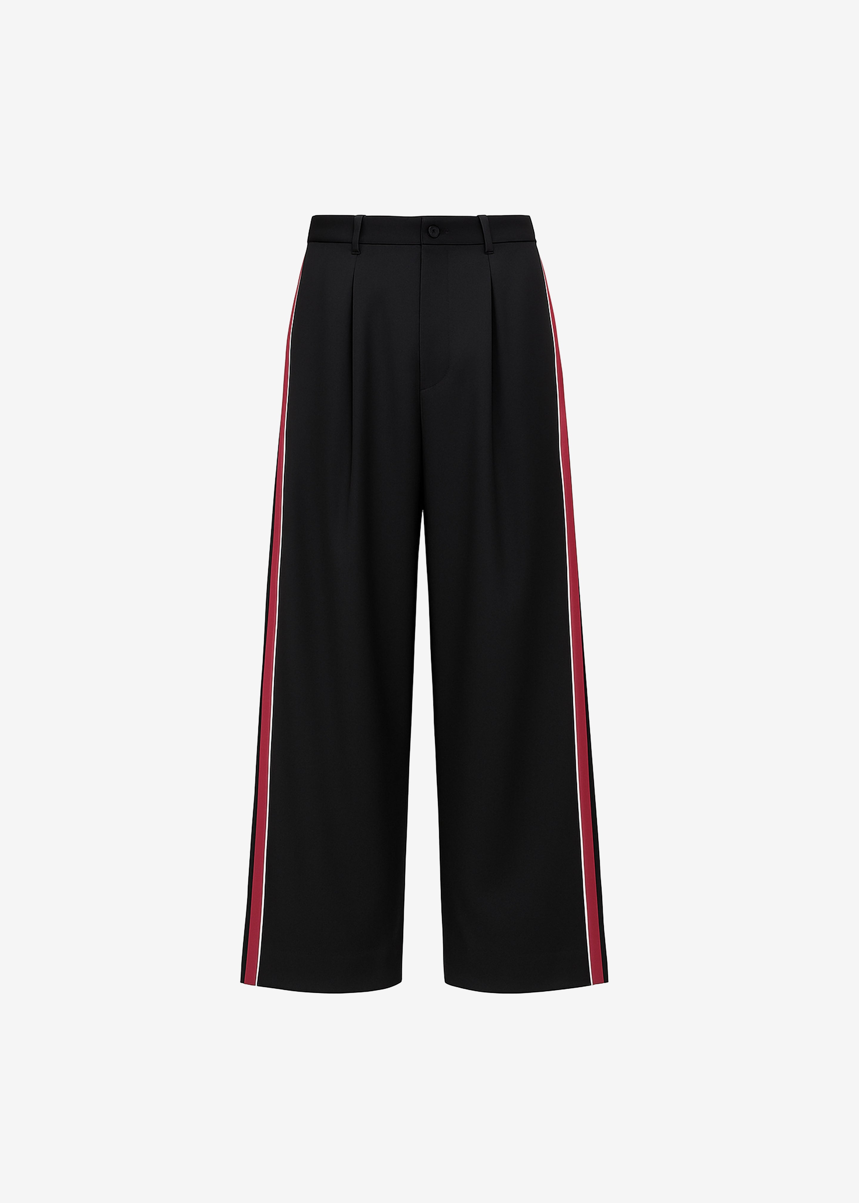 Nairn Contrast Stripe Pants - Black - 8