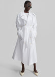 Nara Trench Coat - White