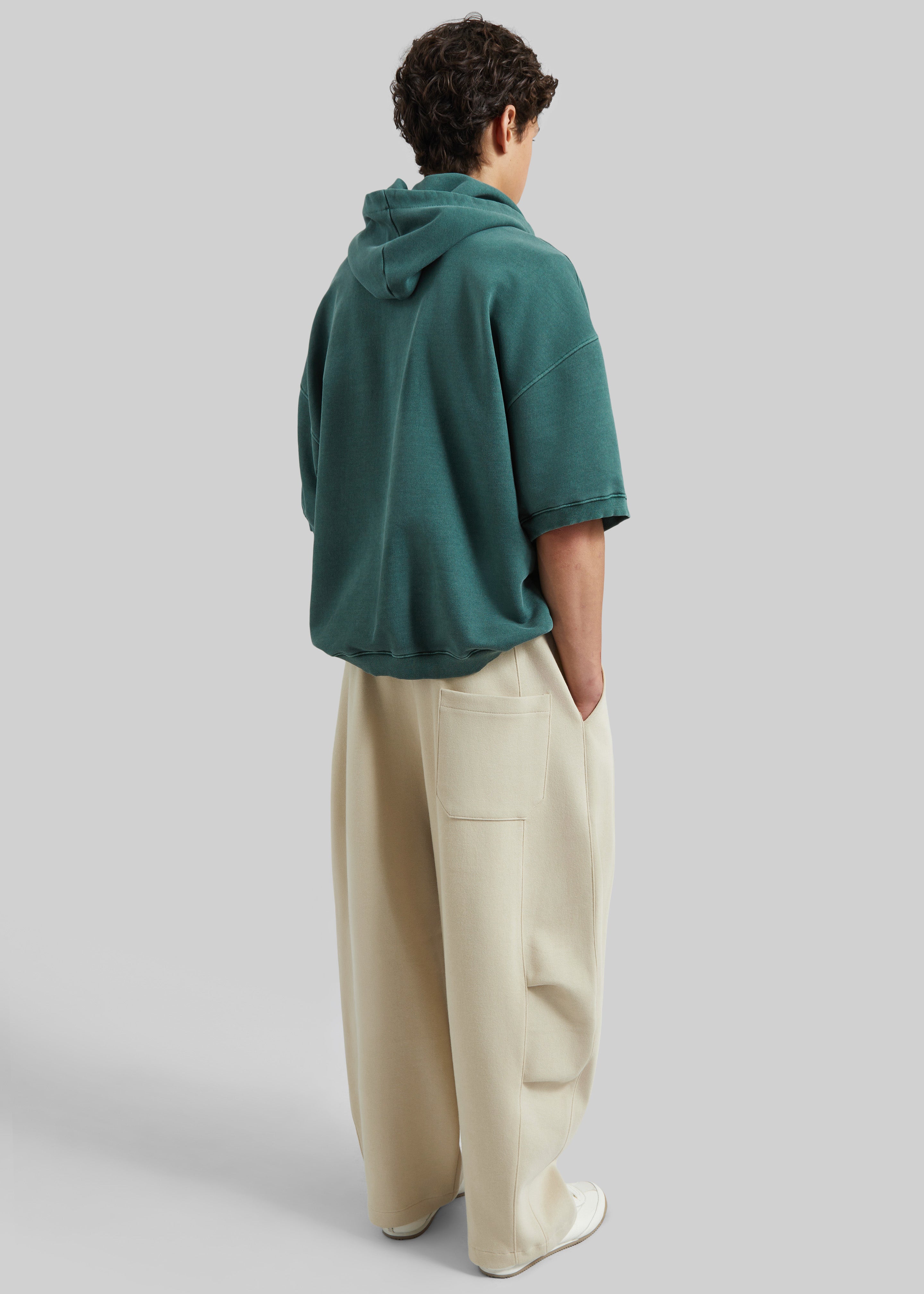 Nas Barrel Leg Sweatpants - Beige - 6