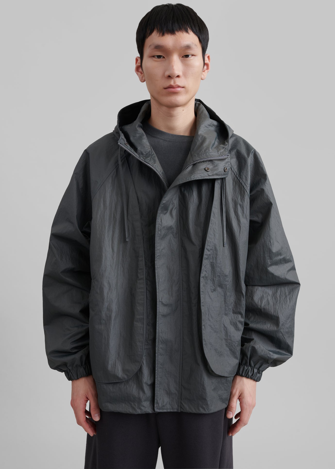 Nate Windbreaker - Charcoal - 1