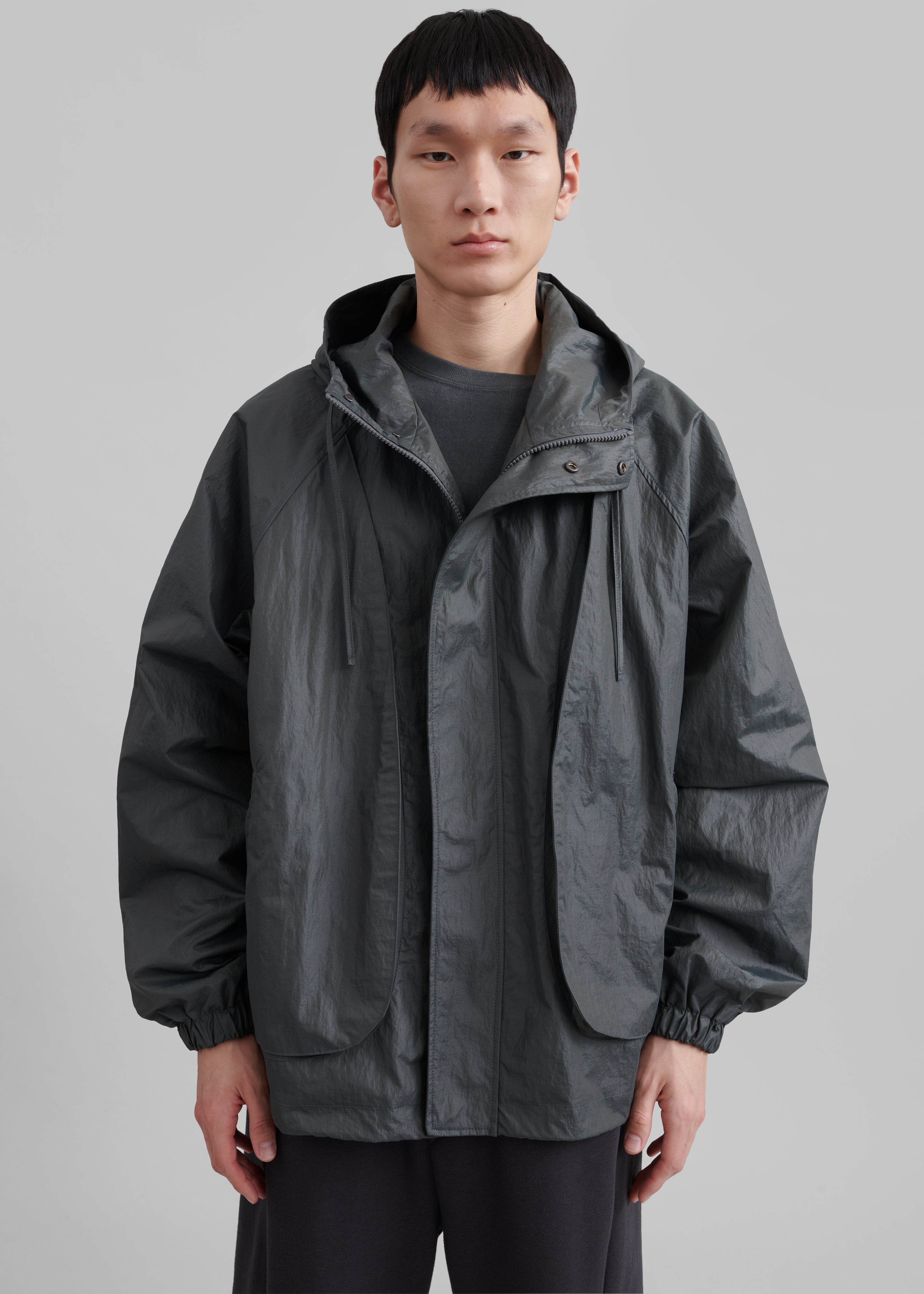 Nate Windbreaker - Charcoal - 2