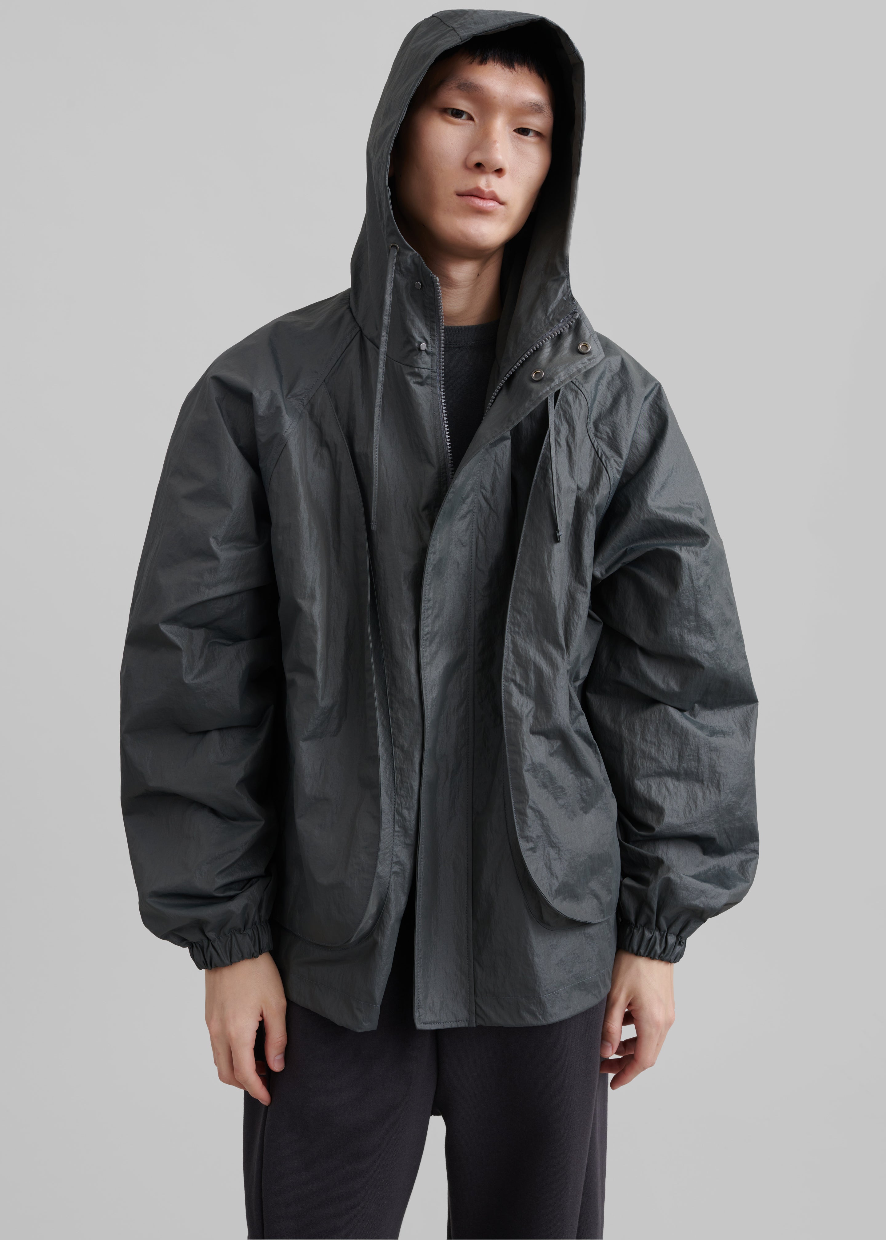 Nate Windbreaker - Charcoal - 6