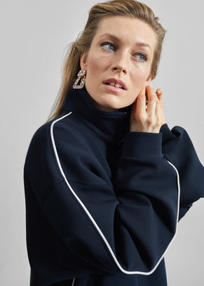 Nayen Zip-Up Jacket - Navy