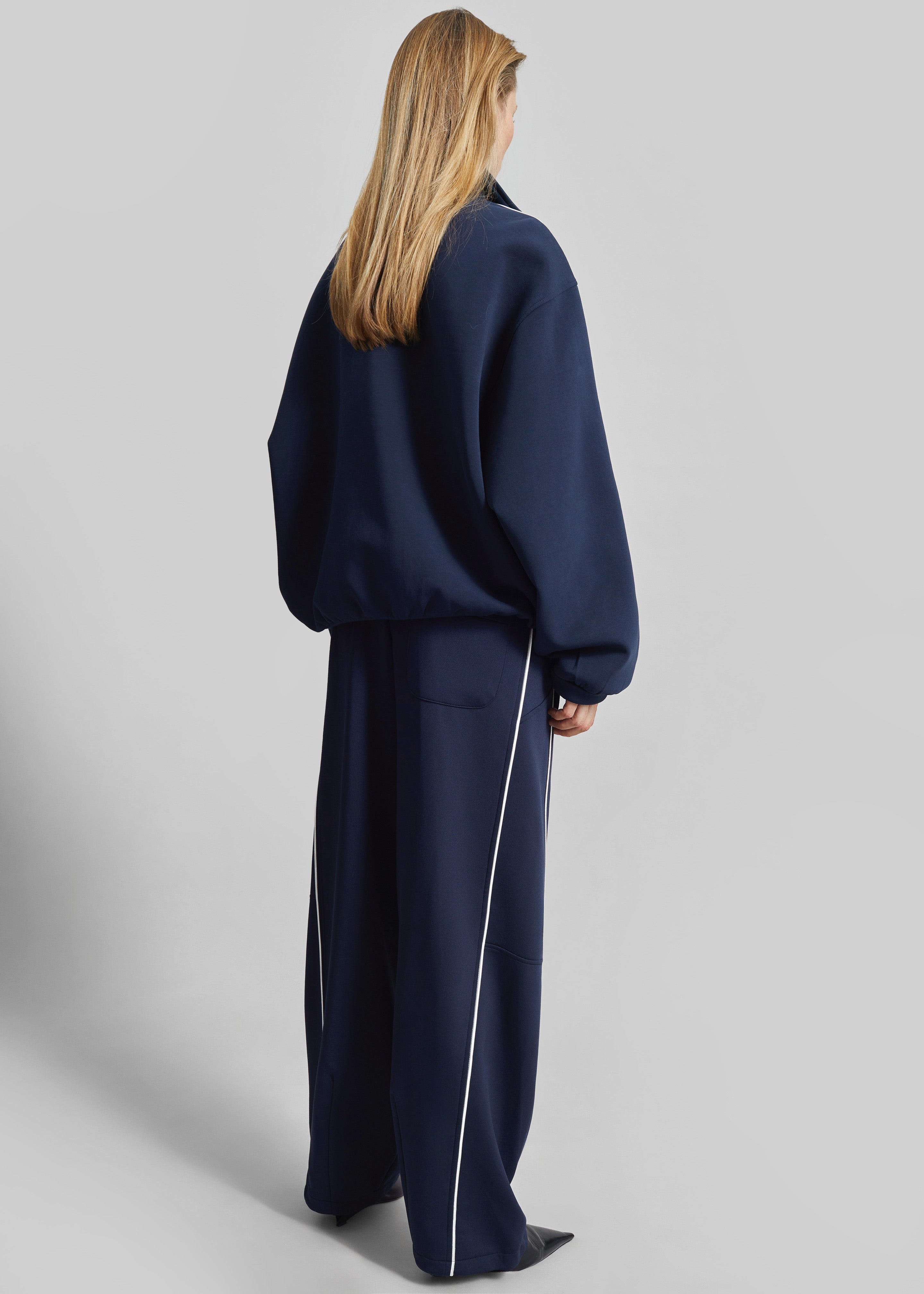 Nayen Zip-Up Jacket - Navy – The Frankie Shop