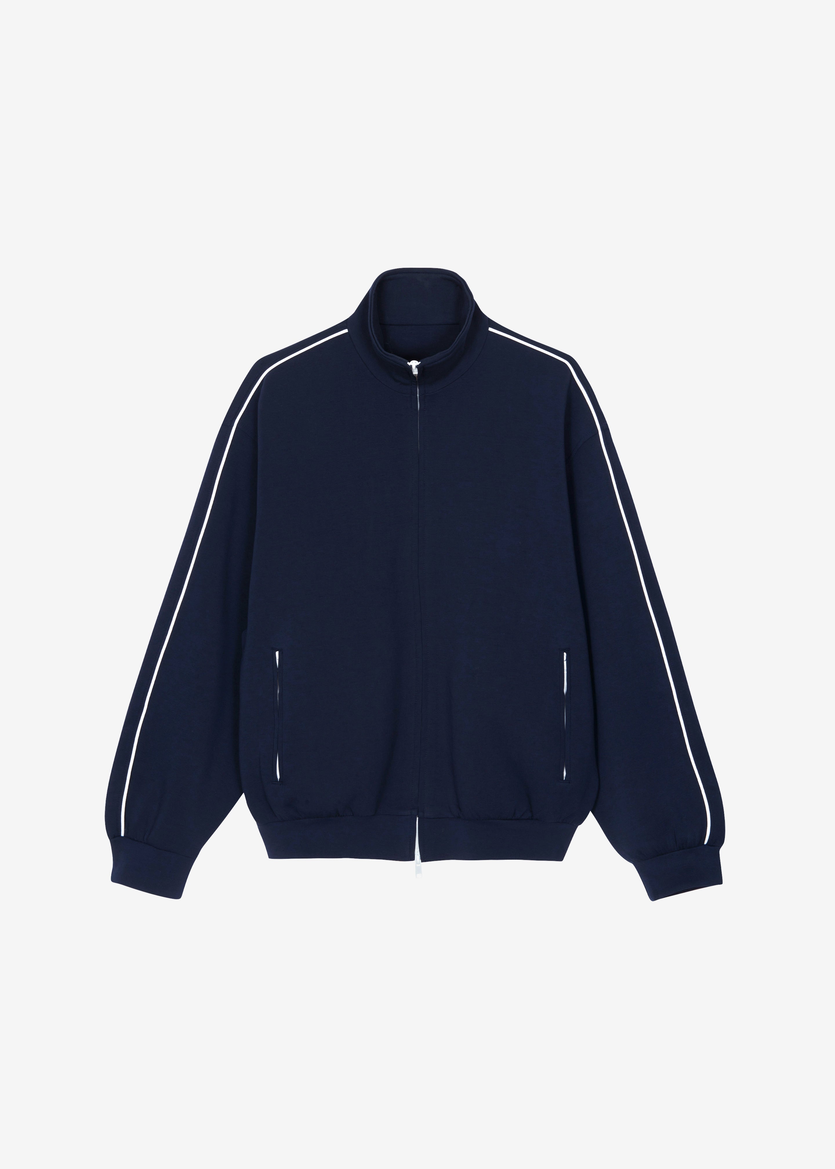 Nayen Zip-Up Jacket - Navy – The Frankie Shop