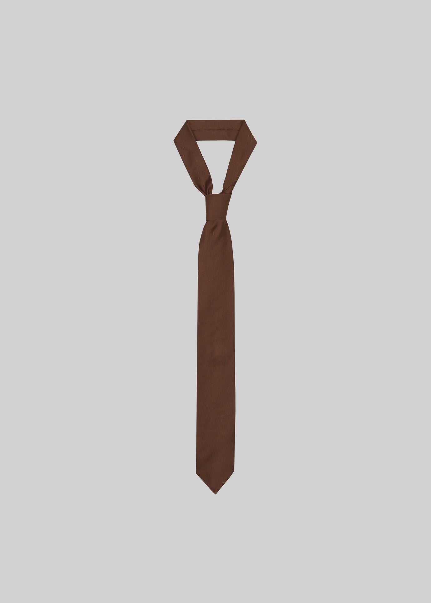 Nea Silk Tie - Brown