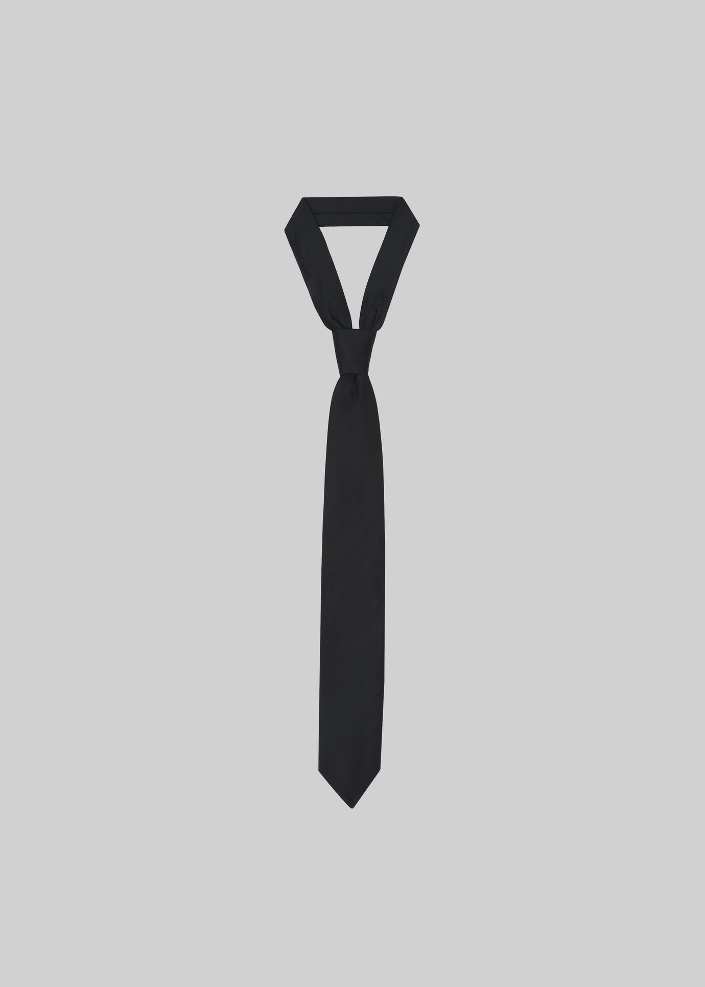 Nea Silk Tie - Black - 1