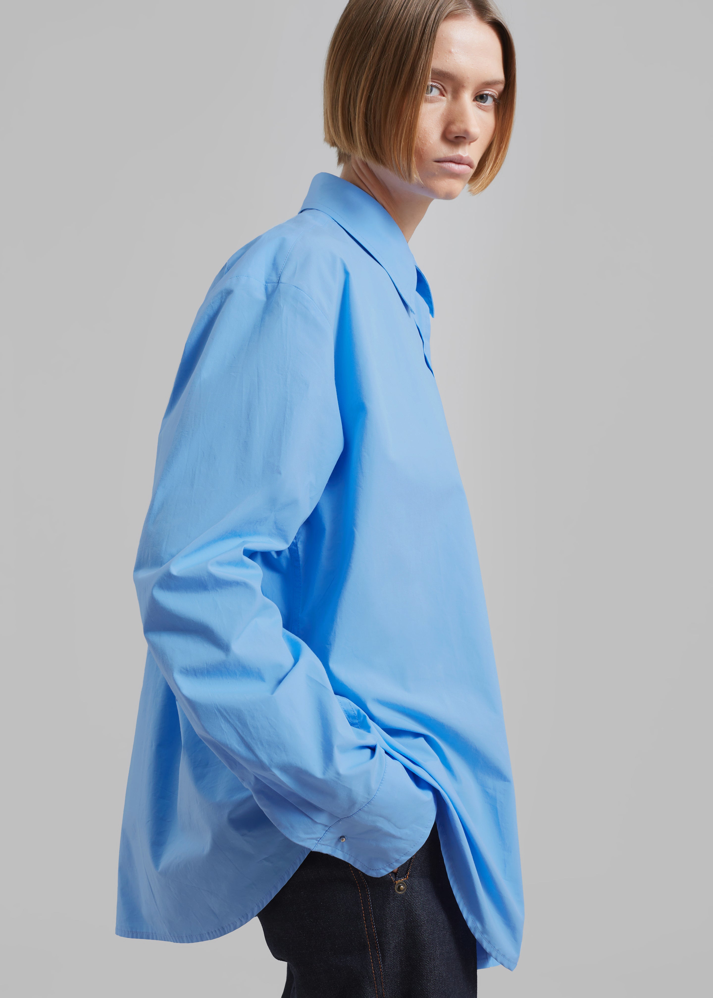 Neil Button Up Shirt - Blue - 9