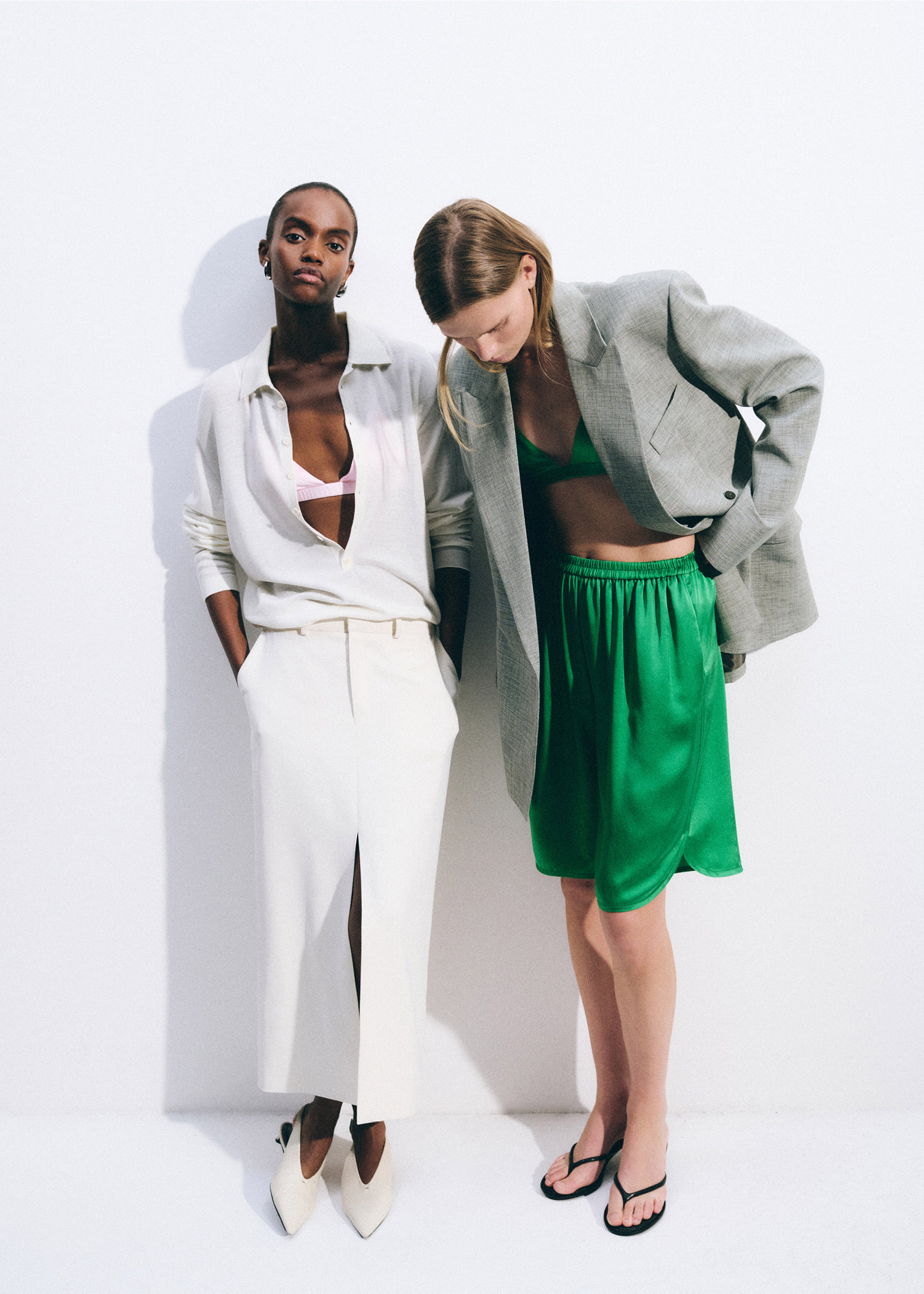 Nelis Silk Bermuda Shorts - Kelly Green - 4