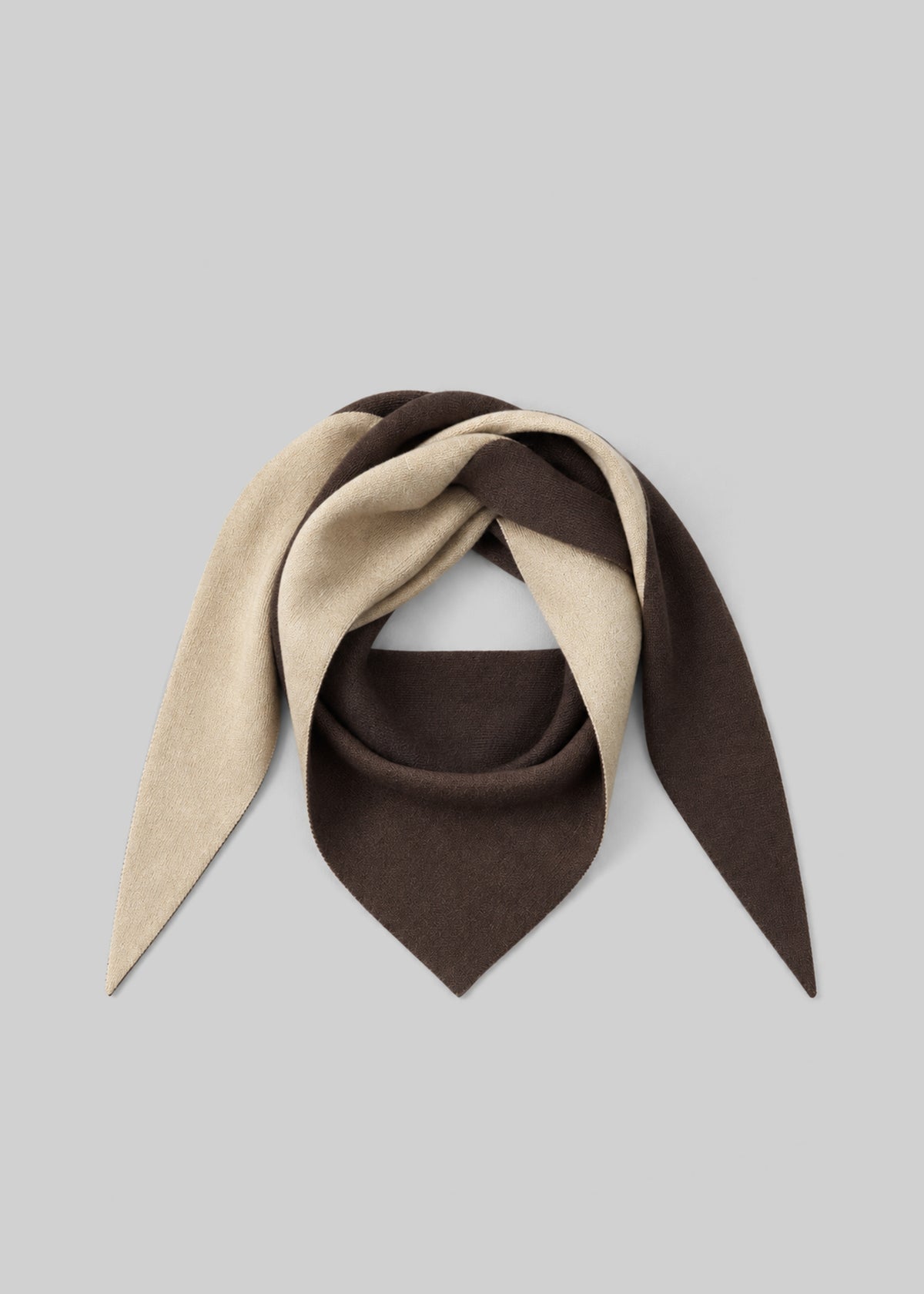Nella Reversible Scarf - Beige/Brown
