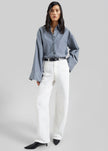 Nelton Barrel Leg Jeans - White