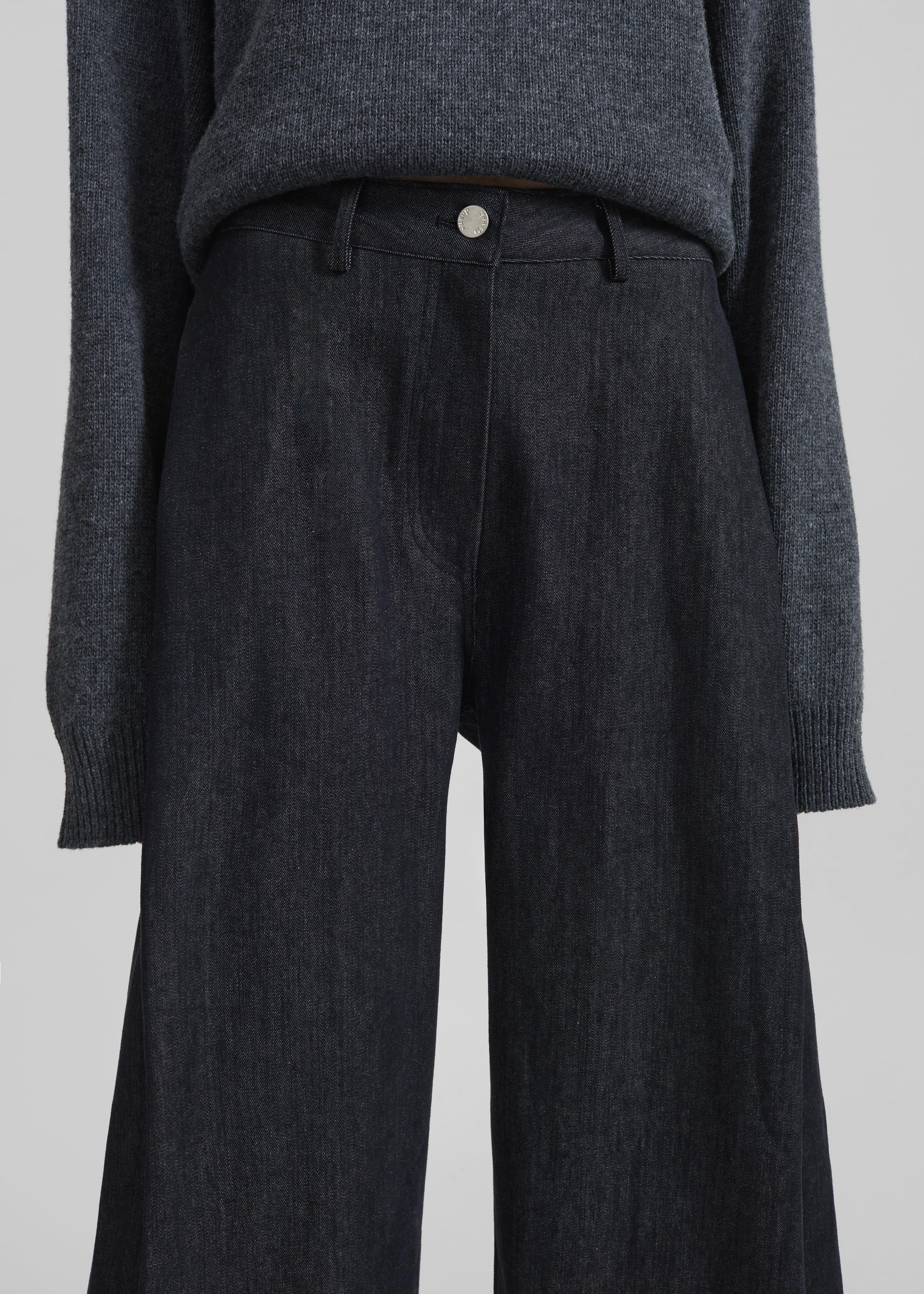 Nesna Barrel-Leg Jeans - Black - 3