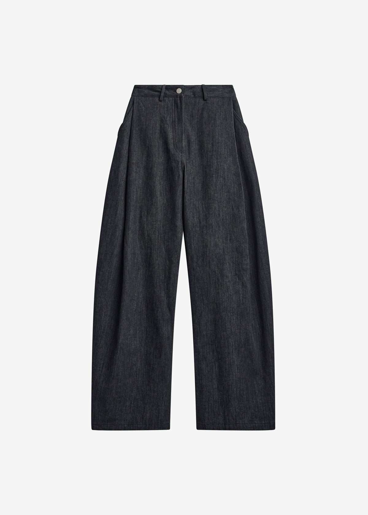 Nesna Barrel-Leg Jeans - Black - 9