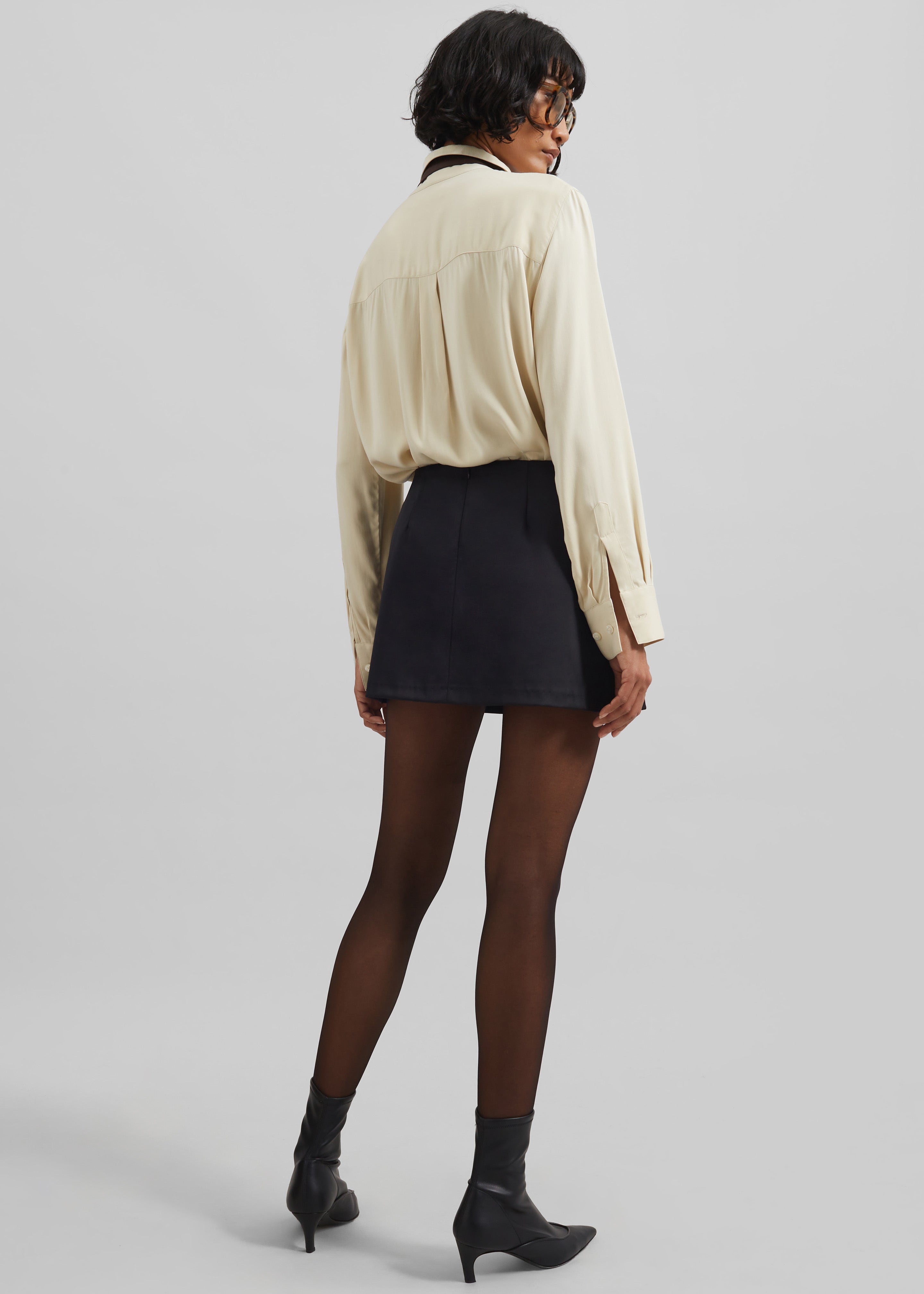 スカート Andmary Tina mini skirt black S ANDMARY】Tina mini skirt