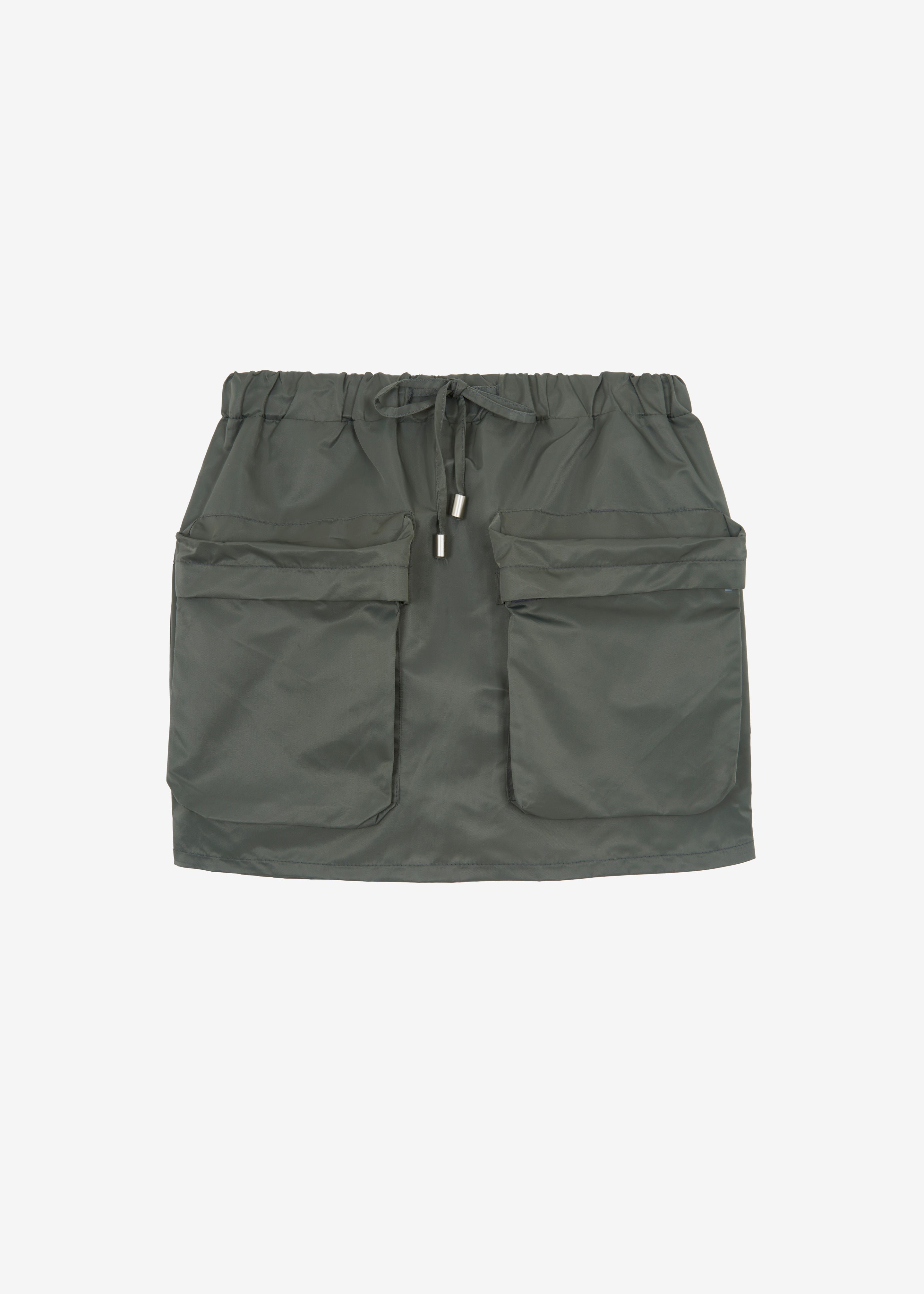Neta Pocket Mini Skirt - Olive - 7