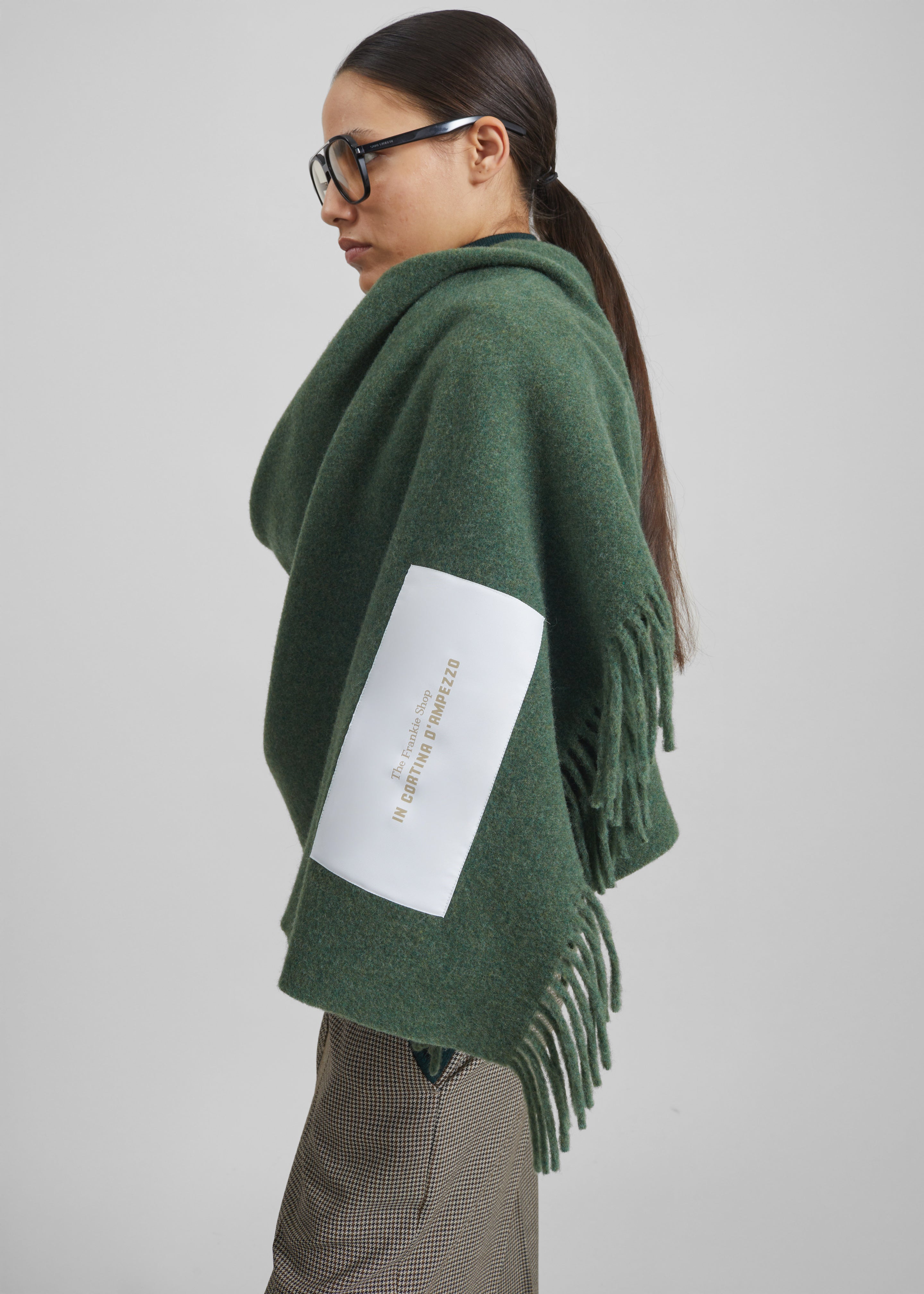 Nevea Wool Throw Blanket - Sage - 3