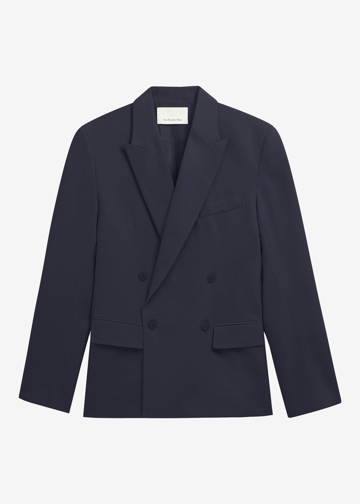 Newark Double Breasted Blazer - Navy - 7