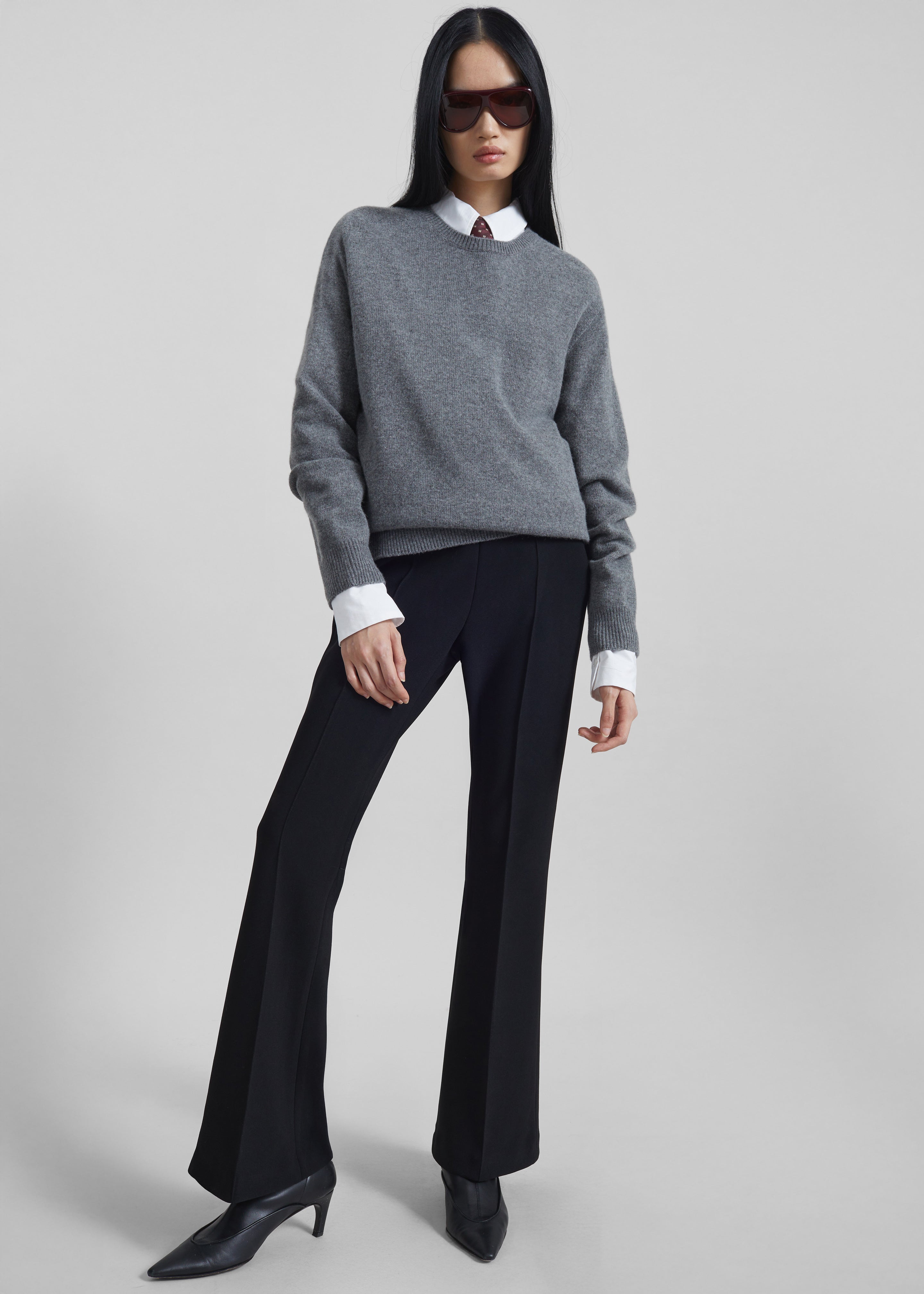 Nibelle Bootcut Pants - Black - 1