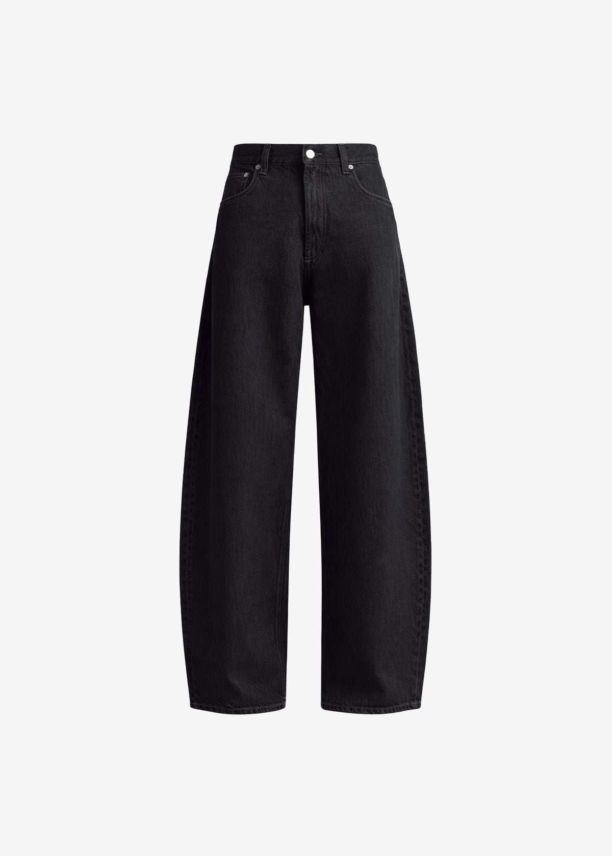 Nick Barrel Leg Jeans - Black Wash - 6