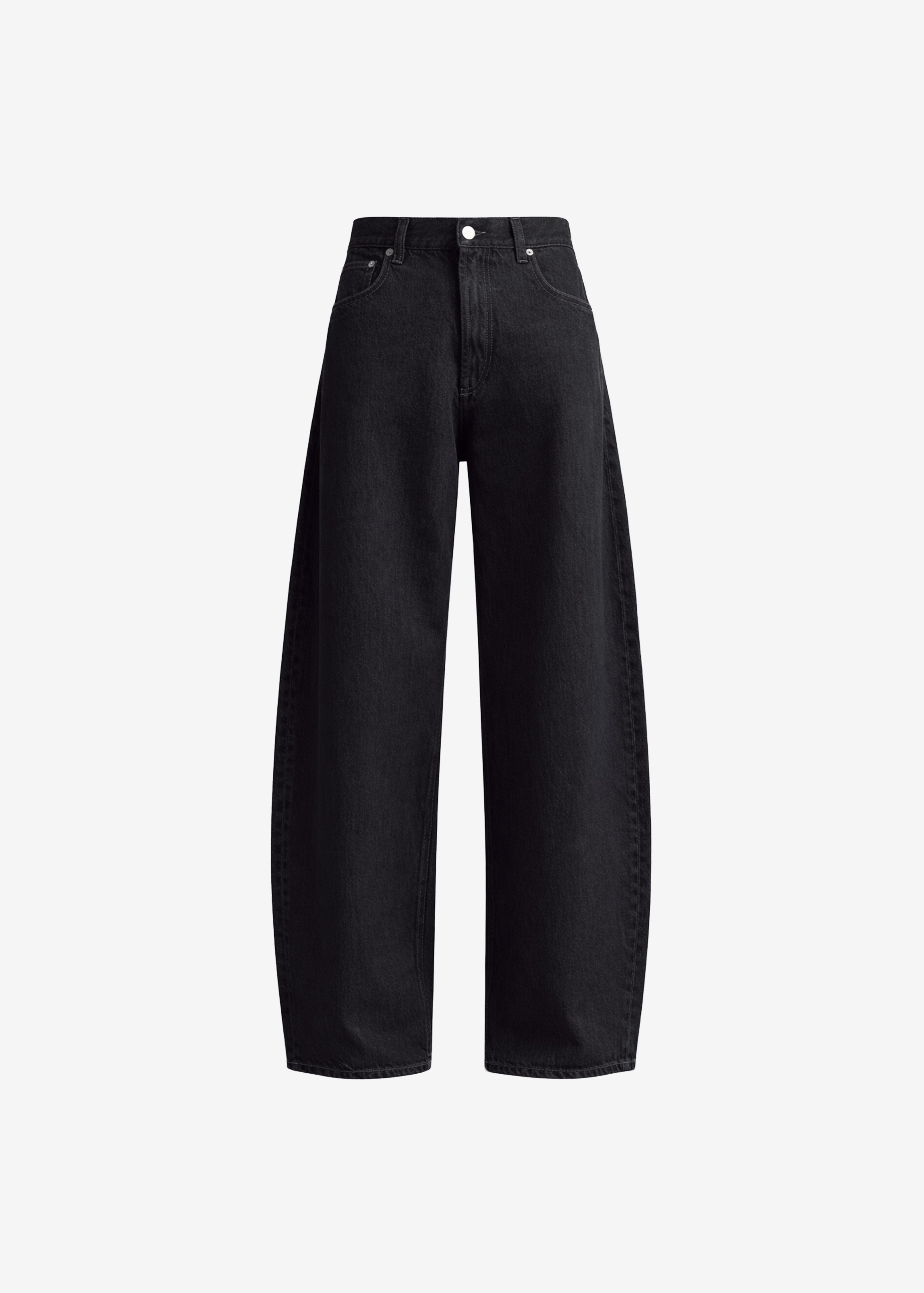 Nick Barrel Leg Jeans - Black Wash - 6
