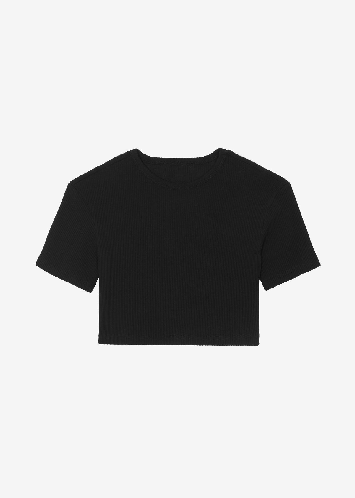 Nico Cropped Tee - Black - 7