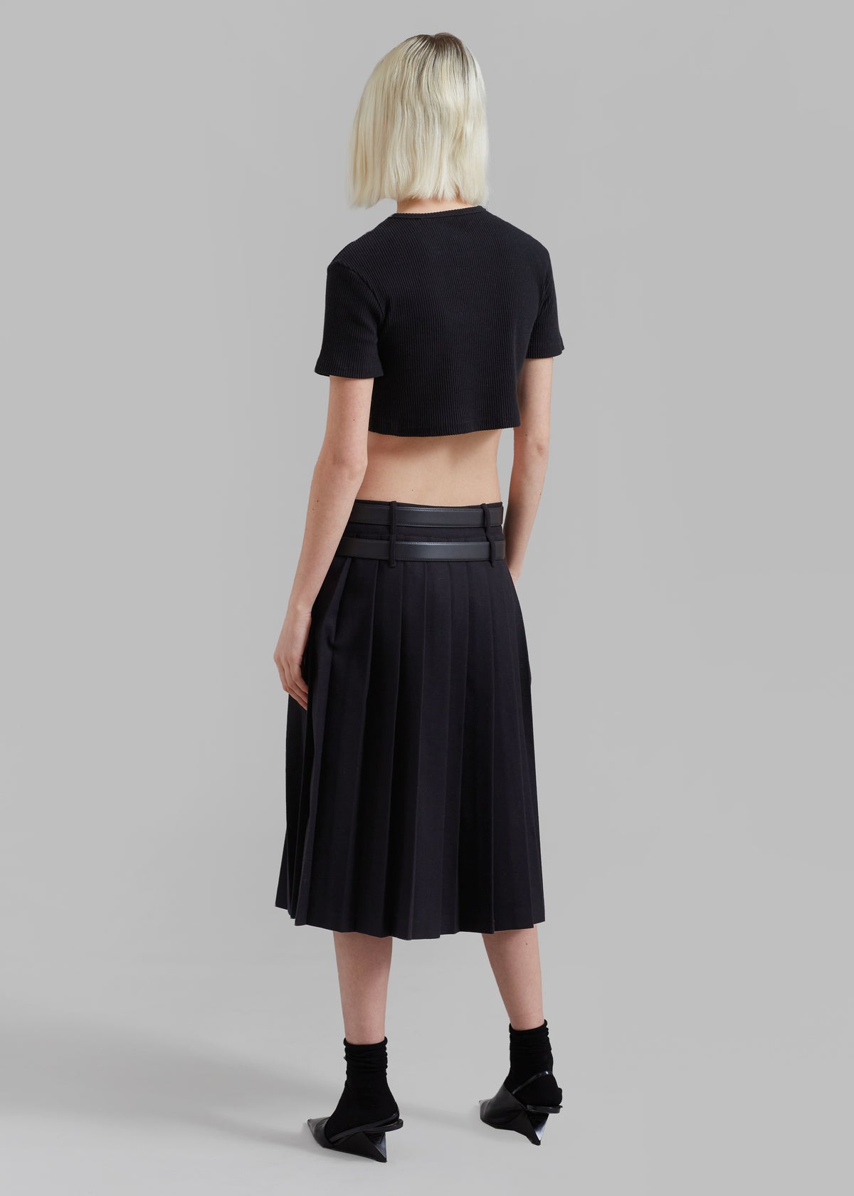 Nico Cropped Tee - Black - 6