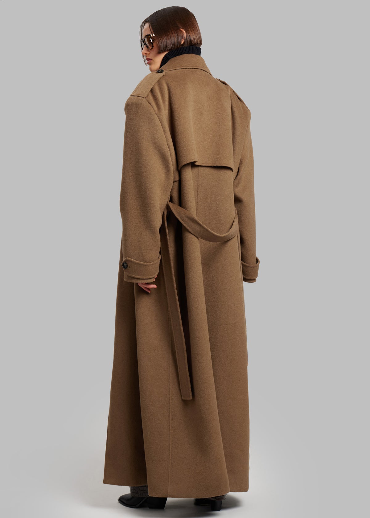 Nikola Padded Trench Coat - Camel - 11
