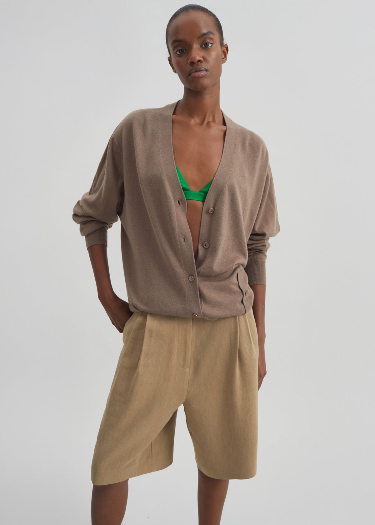 Nina Silk Bralette - Kelly Green - 11