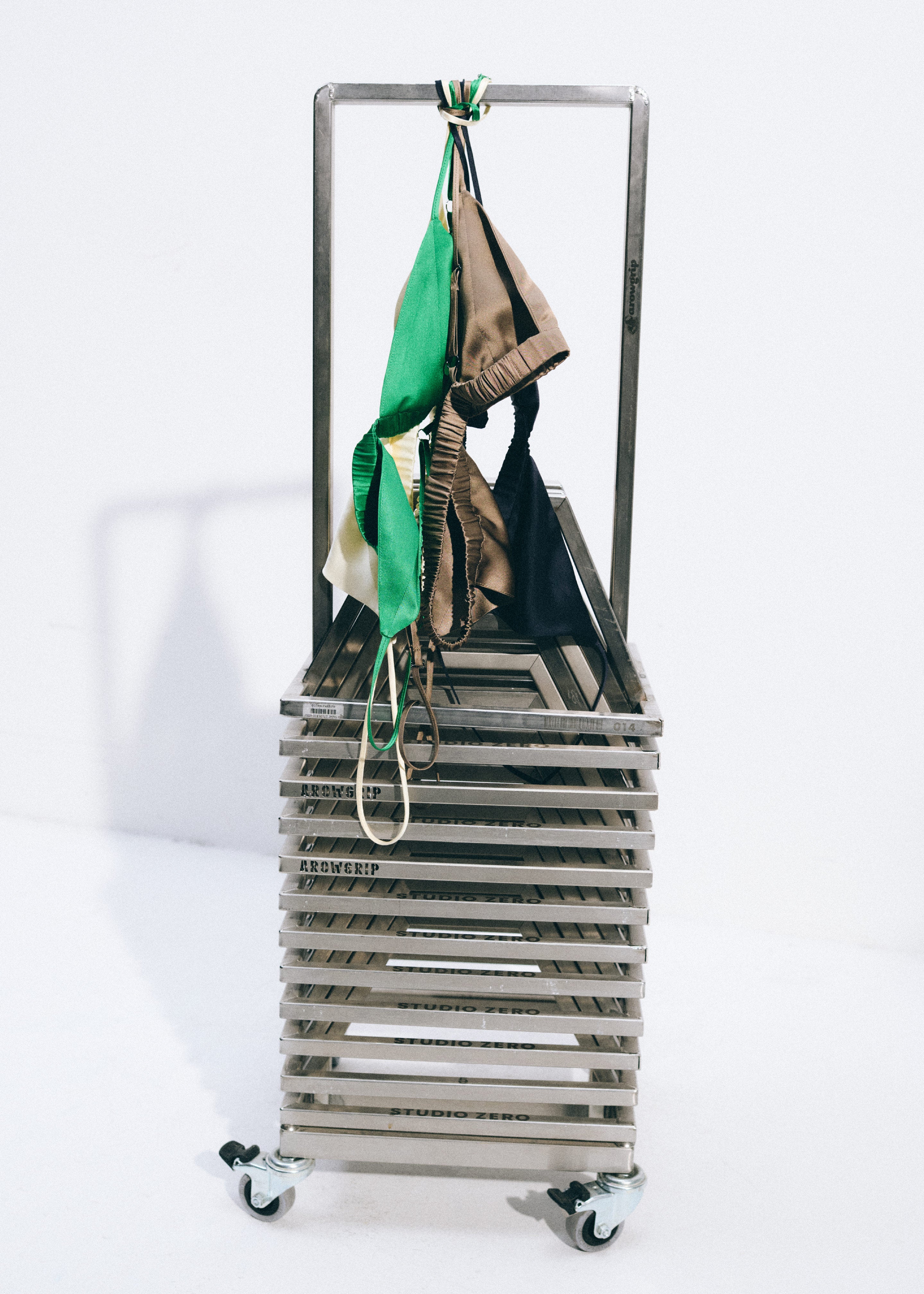 Nina Silk Bralette - Kelly Green - 9