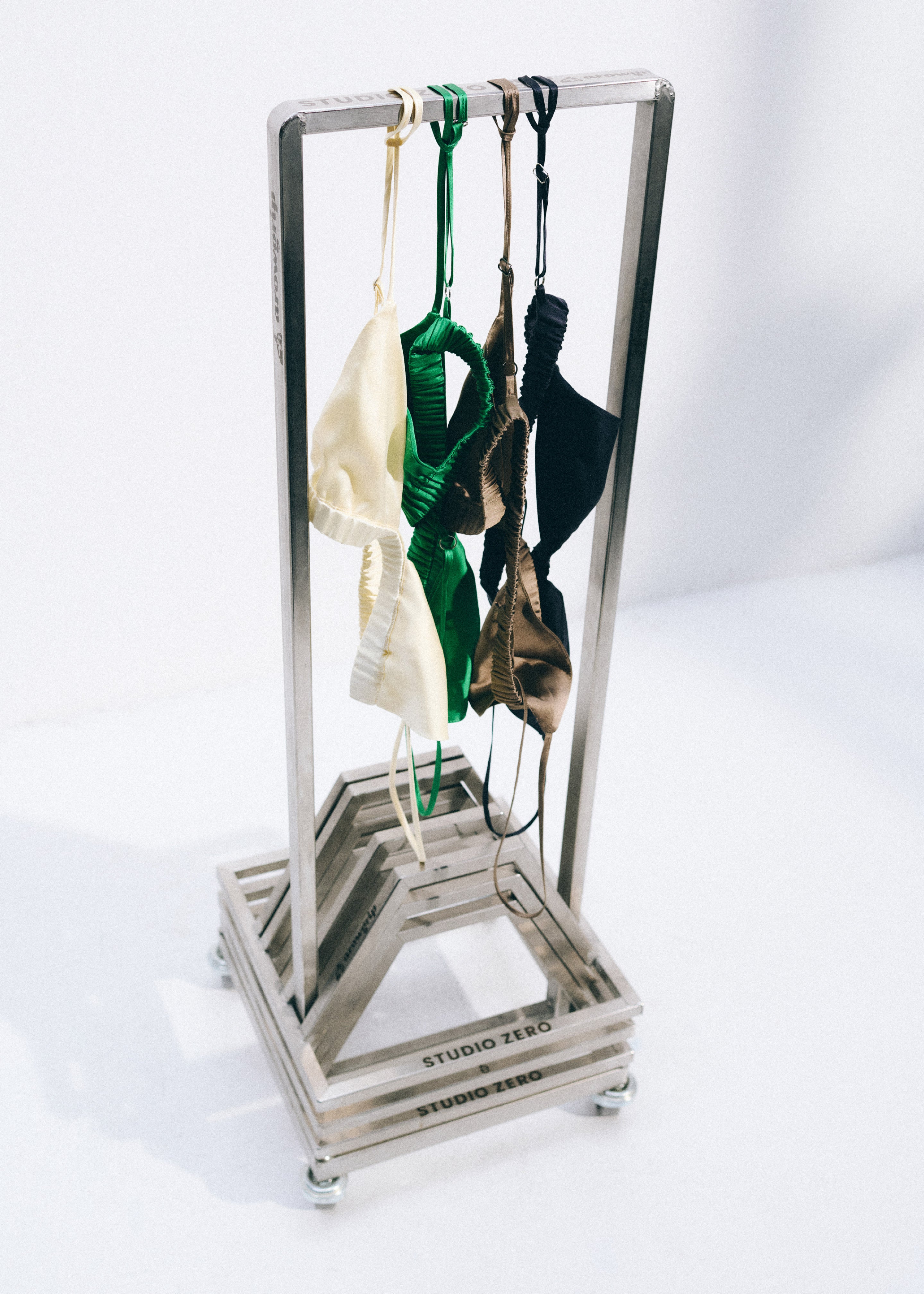 Nina Silk Bralette - Kelly Green - 14