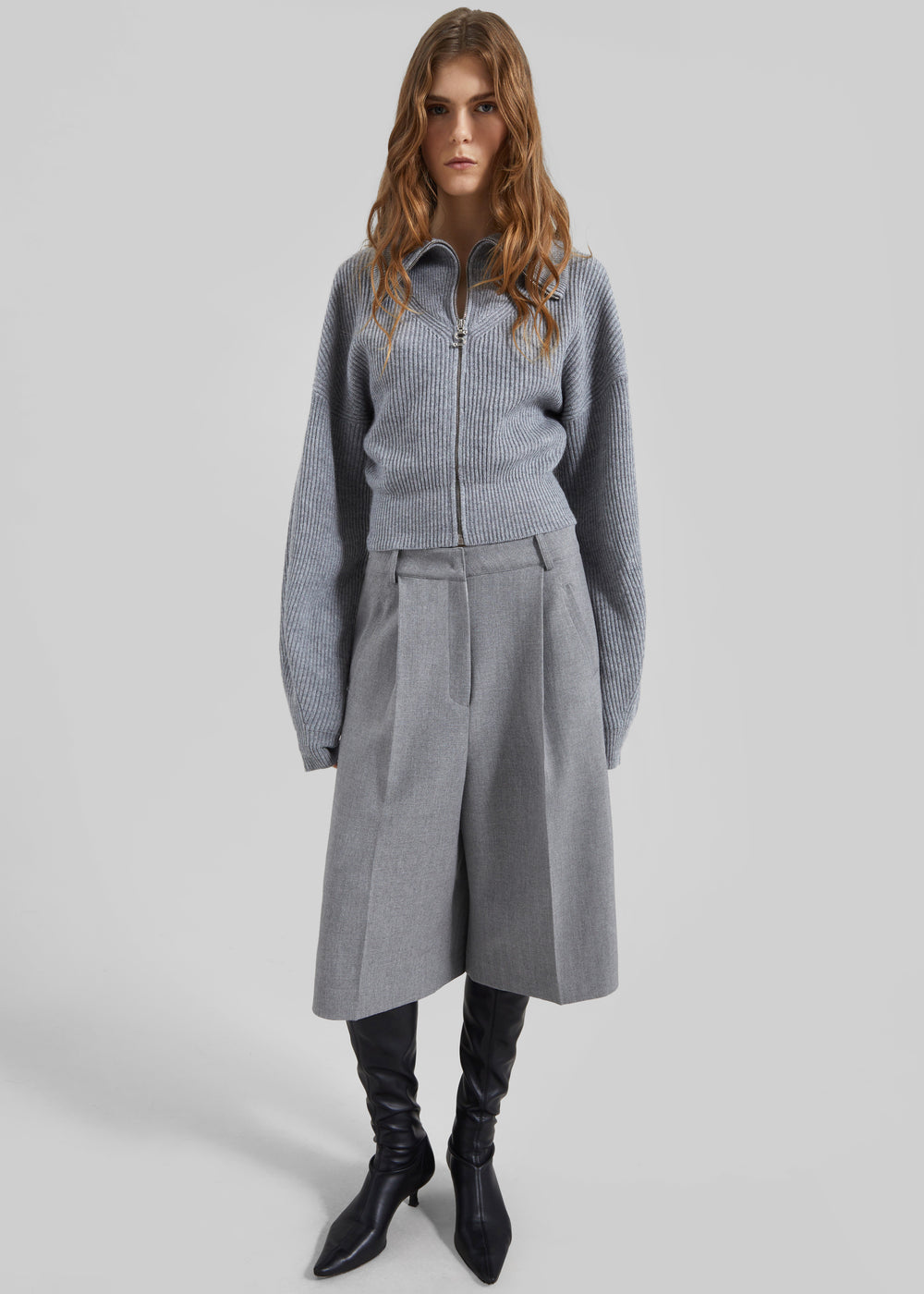 Ninove Bermuda Shorts - Grey