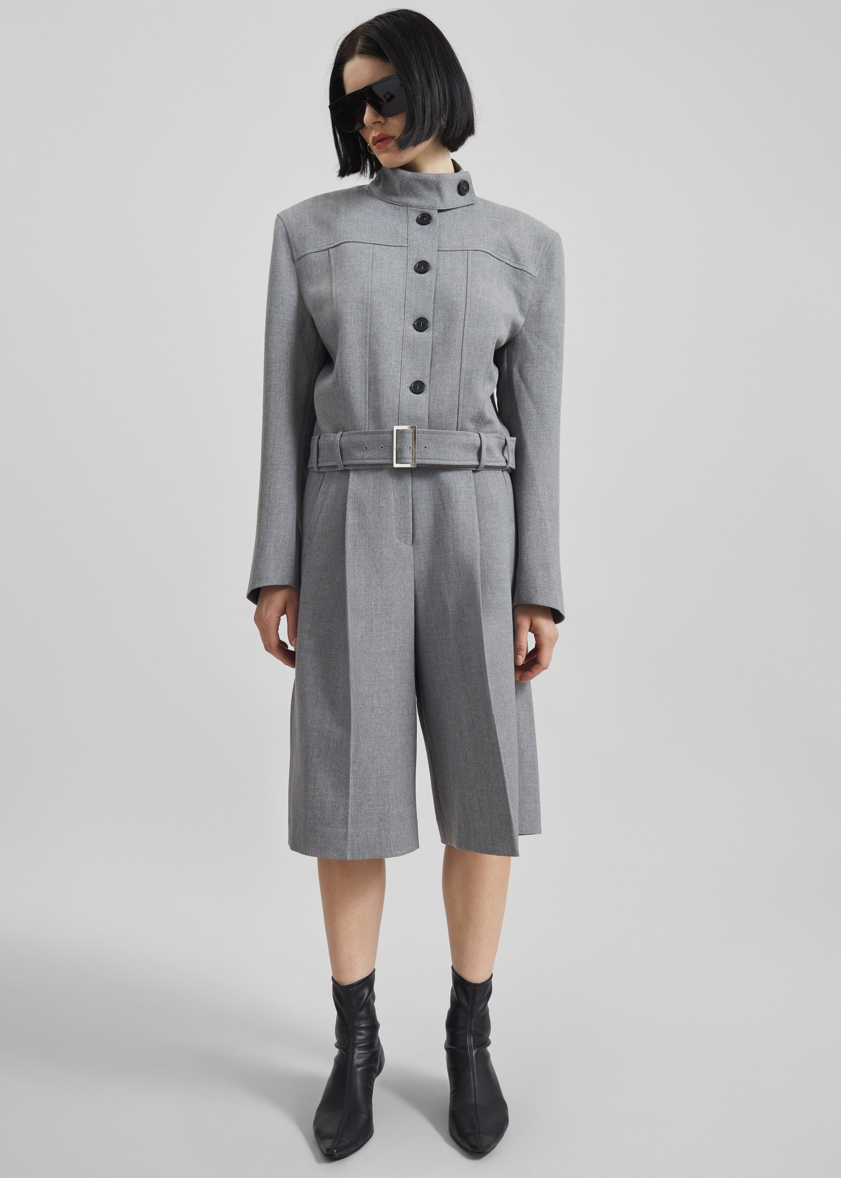 Ninove Bermuda Shorts - Grey - 6
