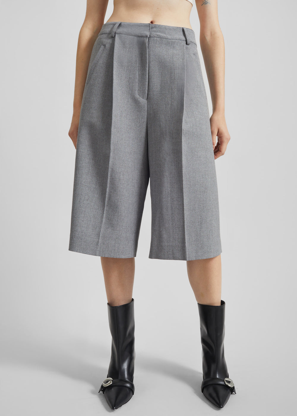 Ninove Bermuda Shorts - Grey - 1