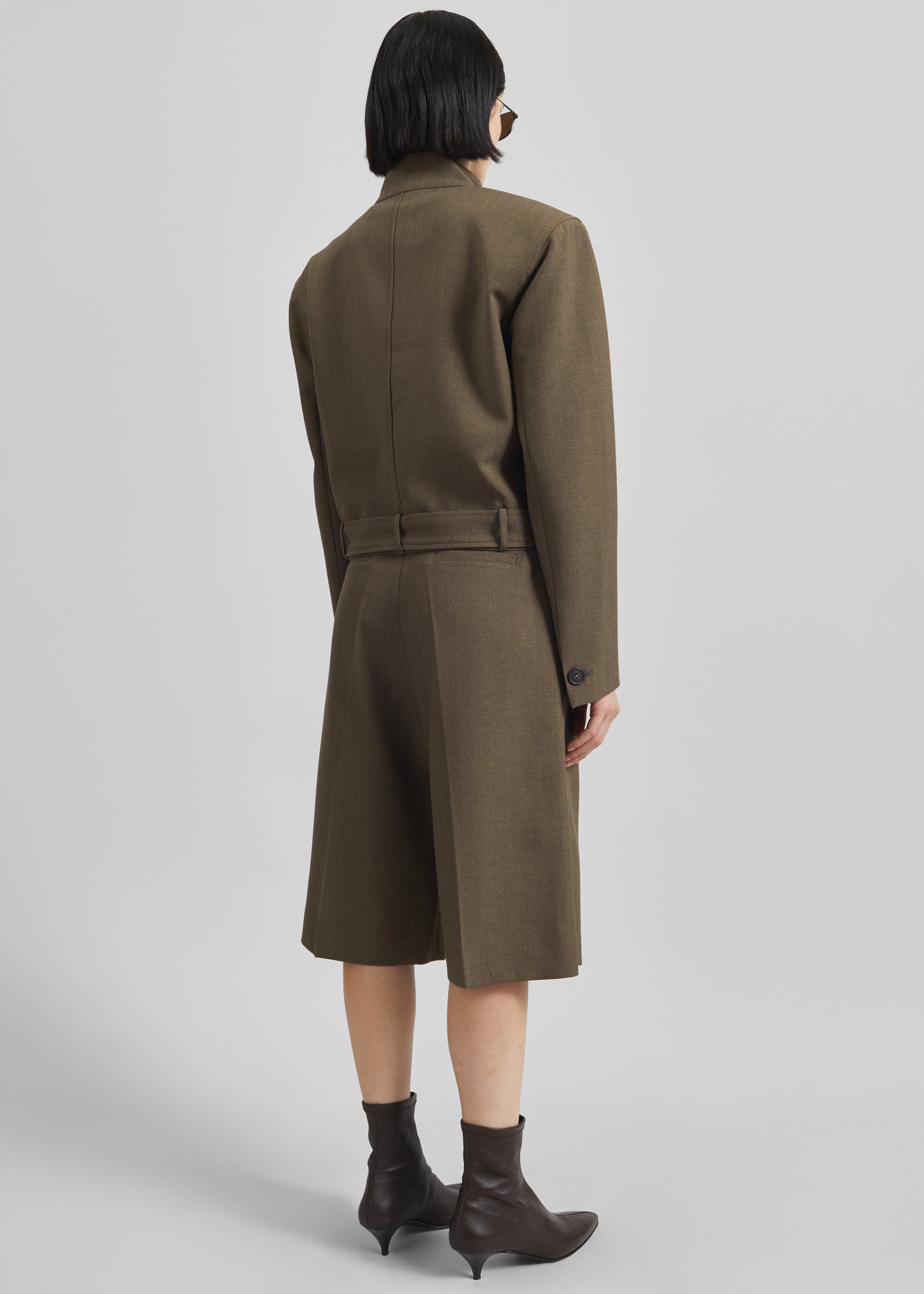 Ninove Padded Jacket - Olive Brown - 5