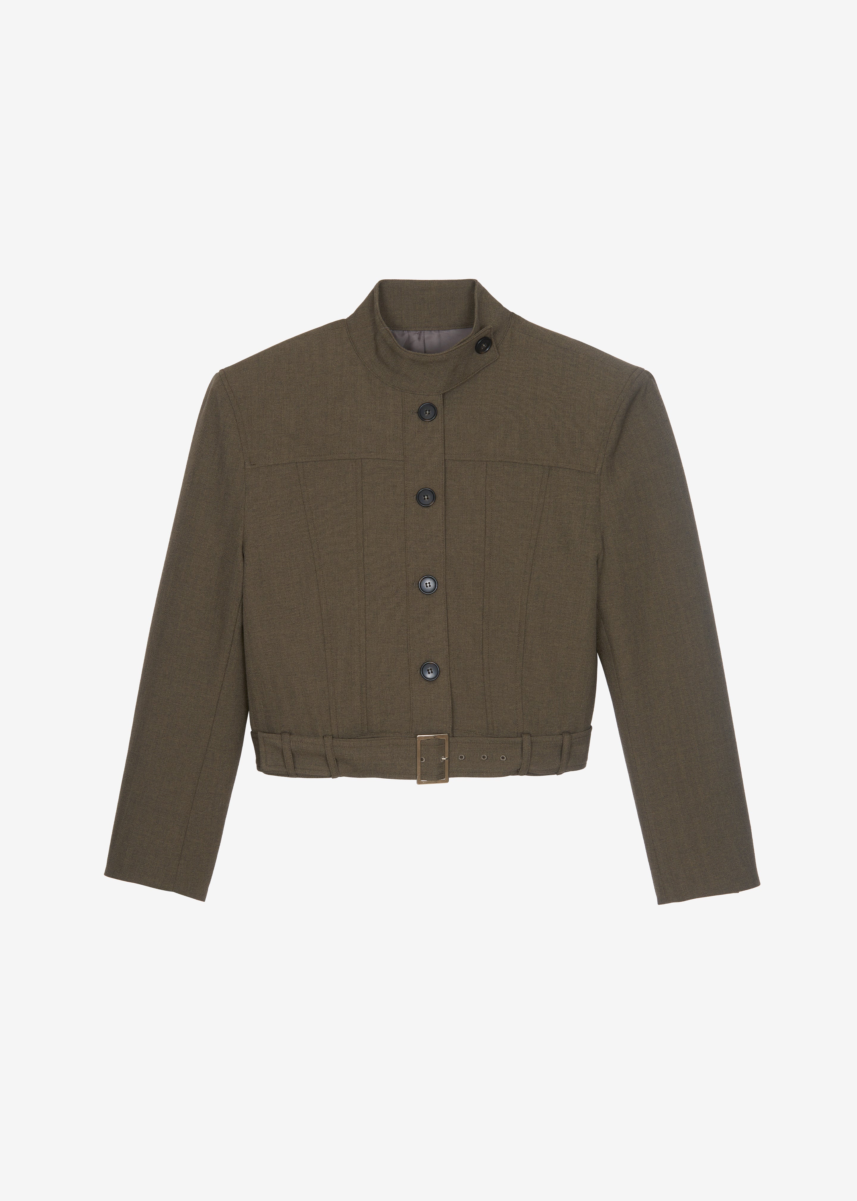 Ninove Padded Jacket - Olive Brown - 6