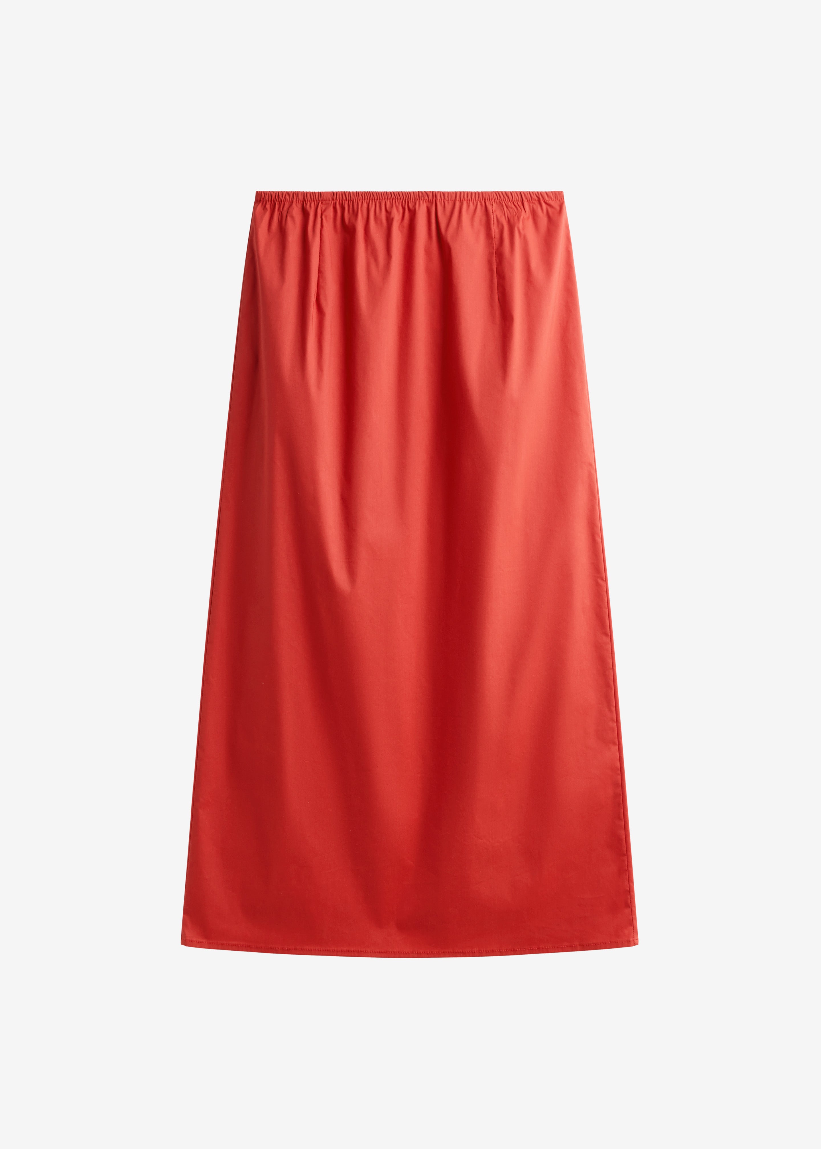 Nisa Midi Skirt - Red - 8