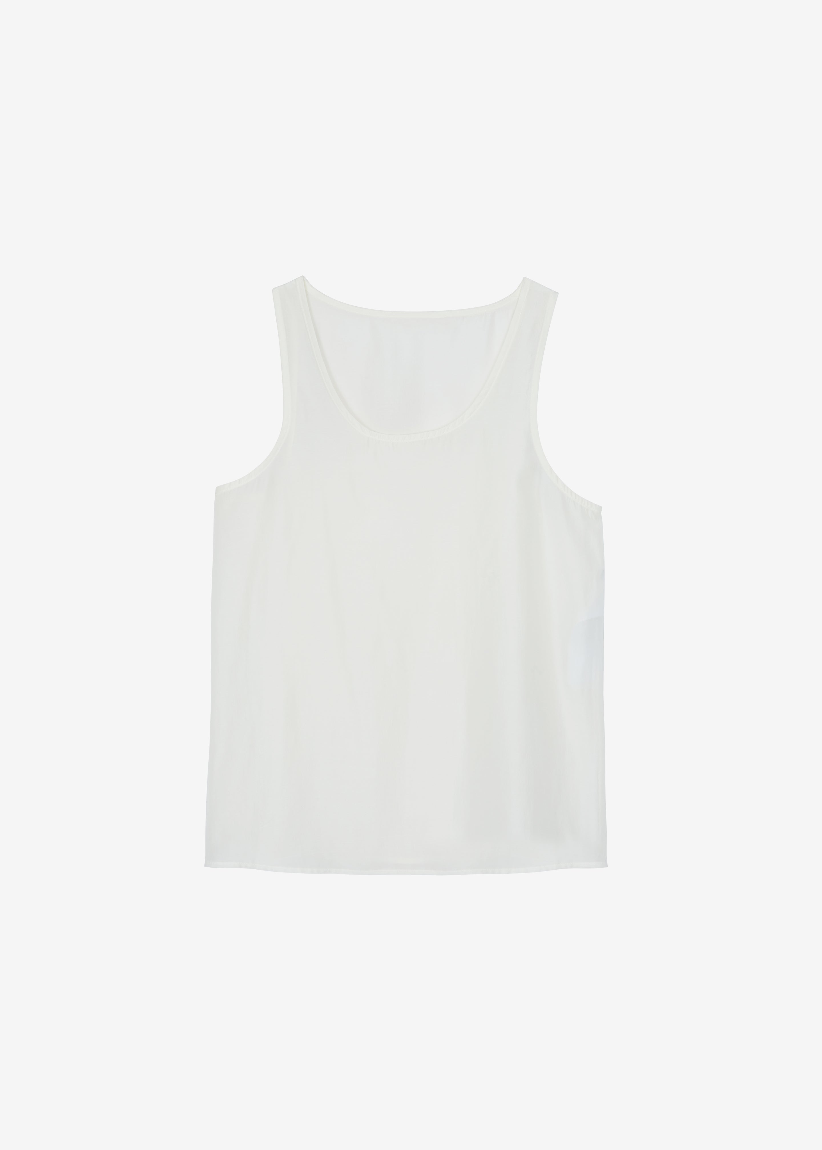 Nivee Lustrous Boxy Tank - Ivory - 8