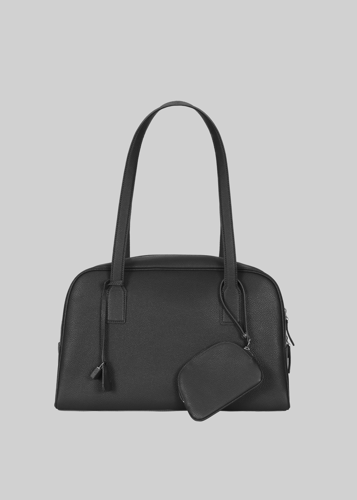 Noho Leather Shoulder Bag - Black - 1