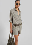 Noja Fluid Boxer Shorts - Pale Olive