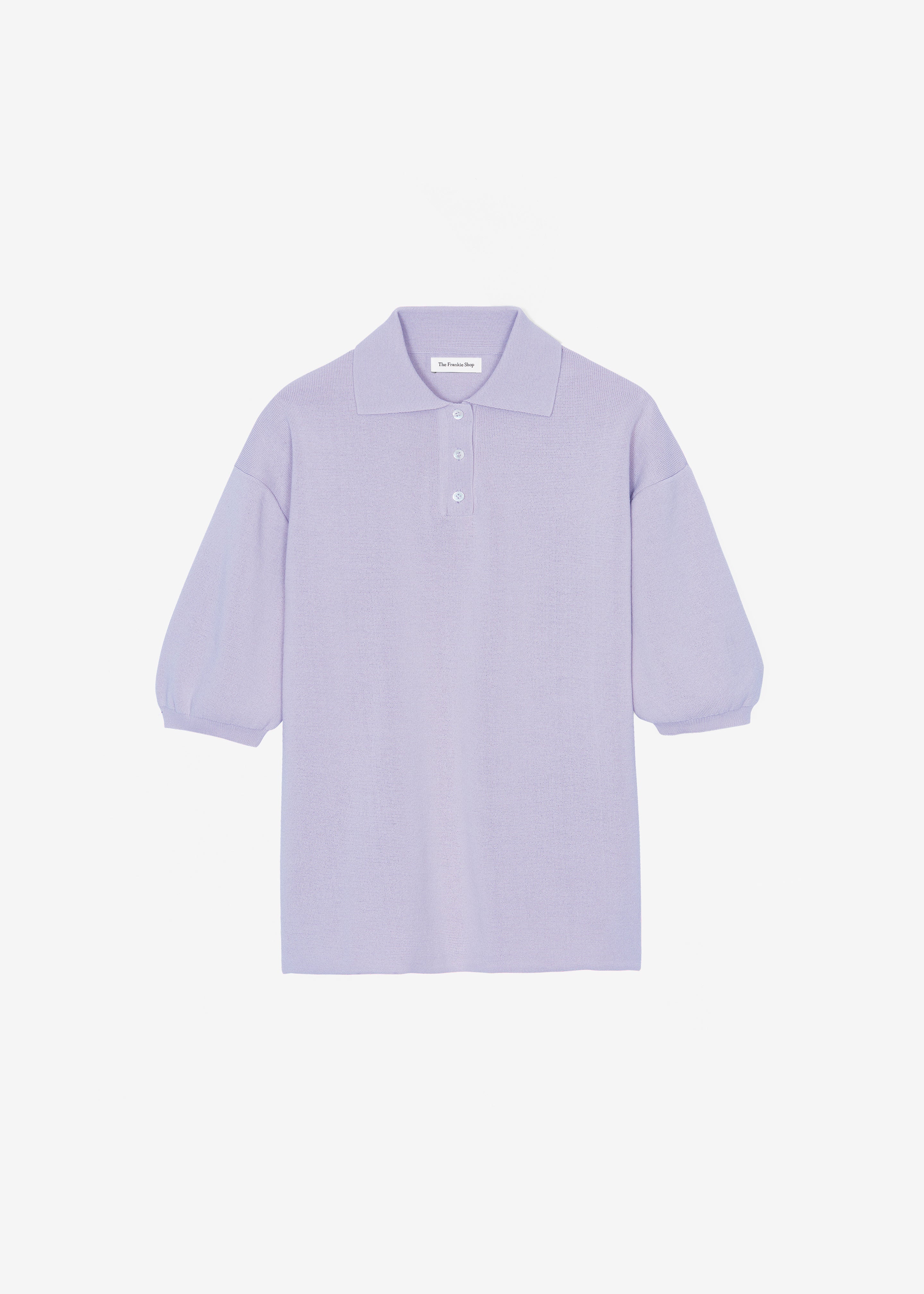 Nola Knit Polo Top - Lavender - 13