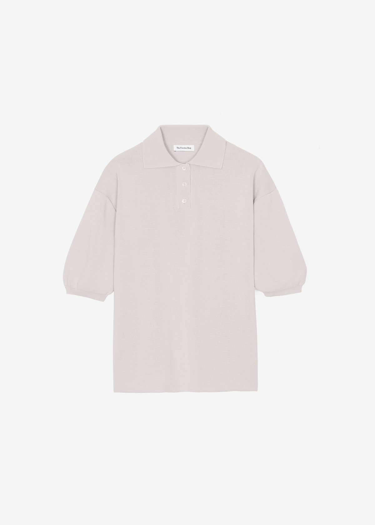 Nola Knit Polo Top - Slate Grey - 8